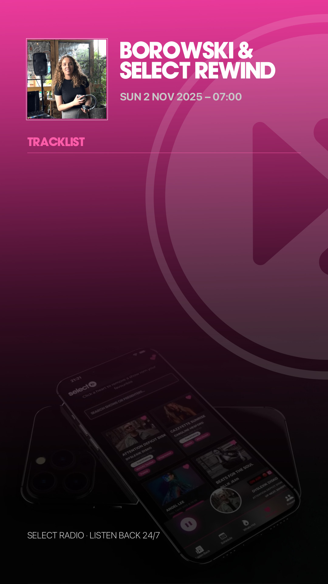 Tracklist Story Preview