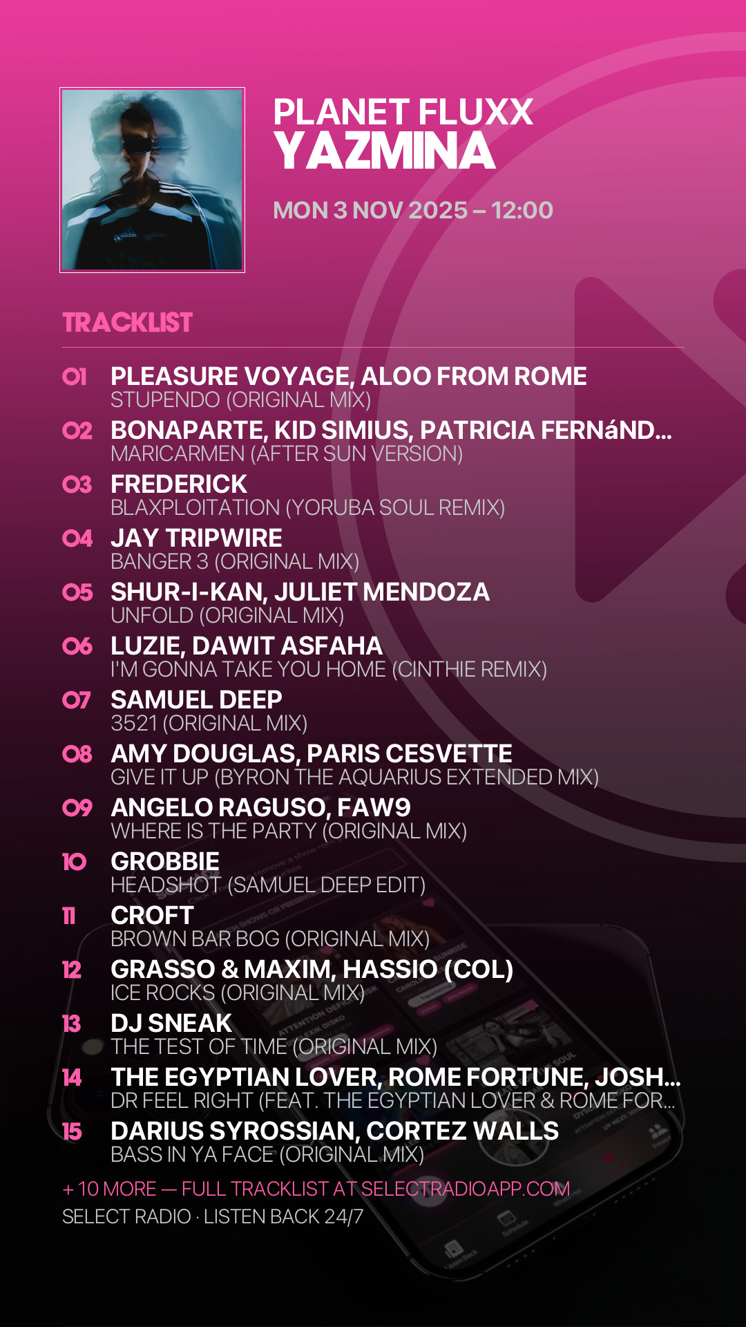 Tracklist Story Preview