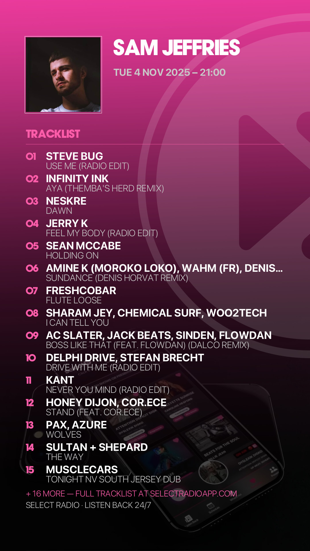 Tracklist Story Preview