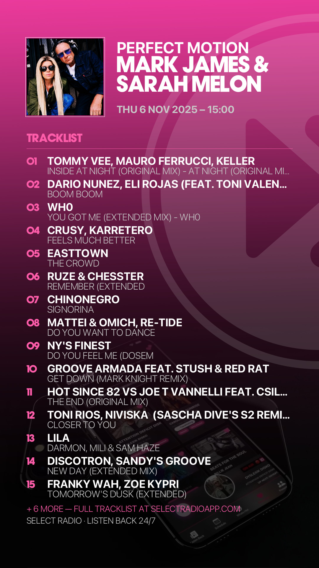Tracklist Story Preview