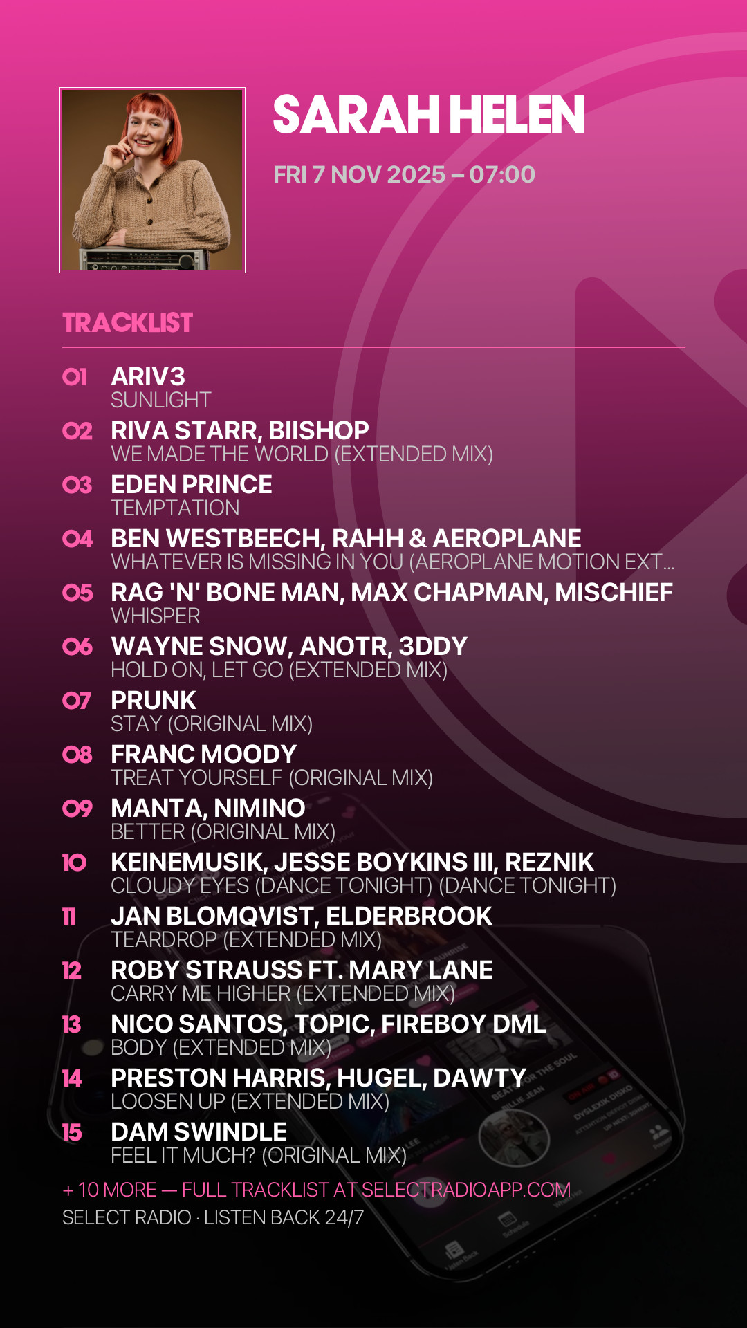 Tracklist Story Preview
