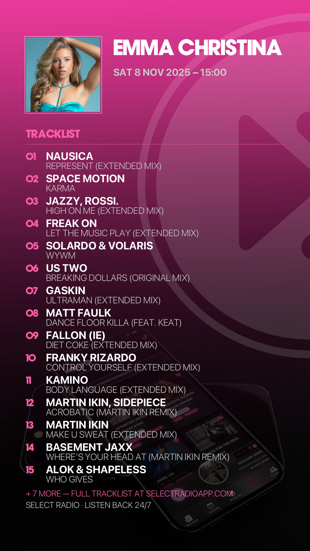 Tracklist Story Preview