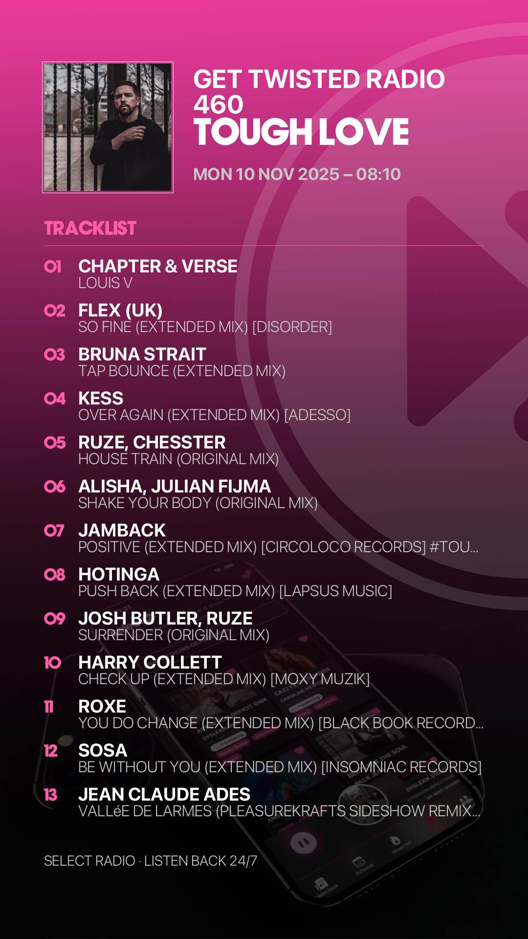 Tracklist Story Preview