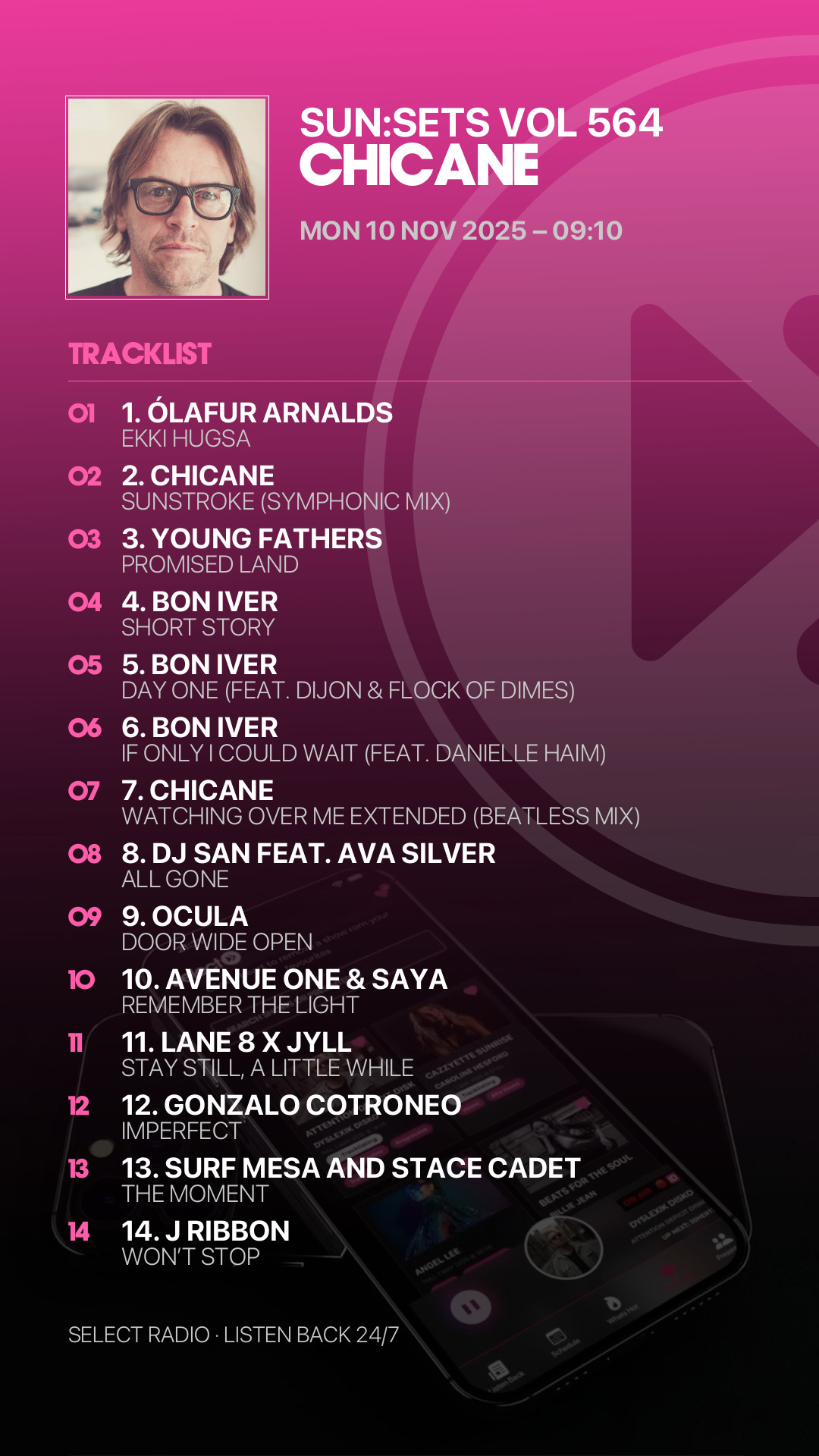 Tracklist Story Preview
