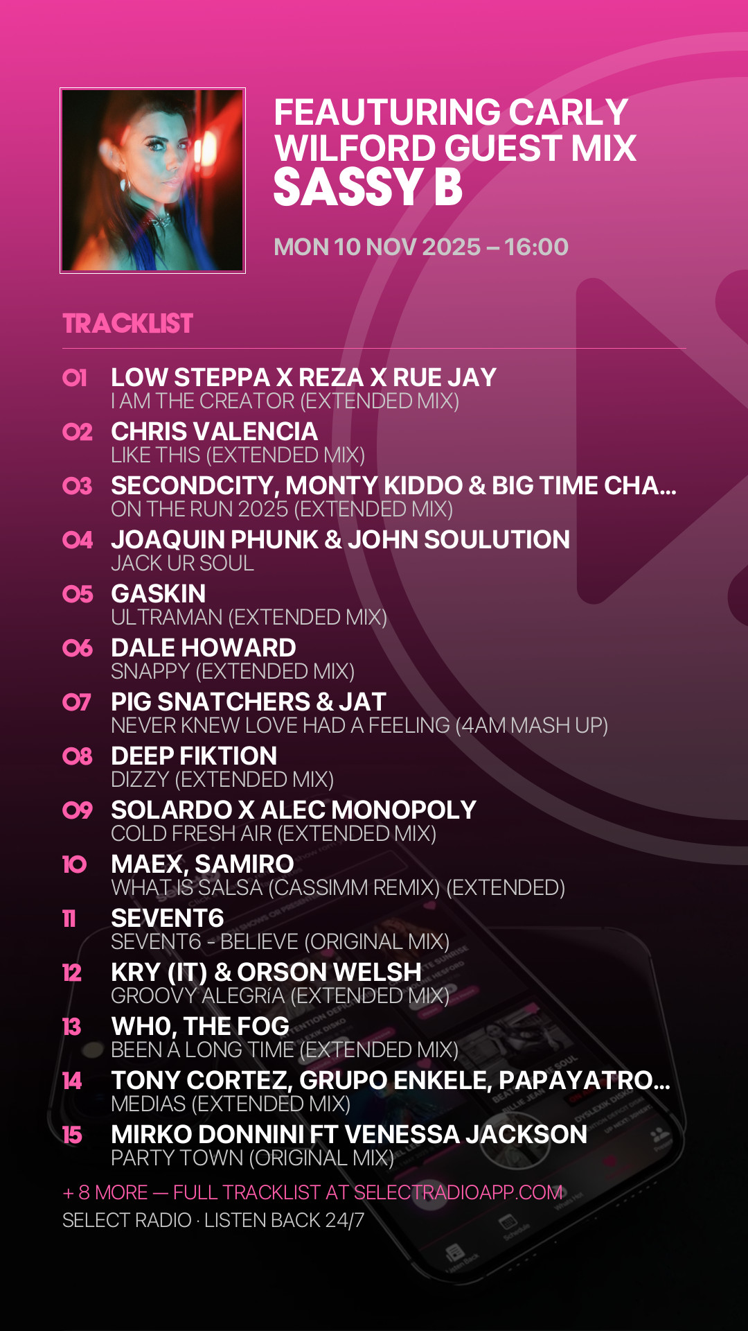 Tracklist Story Preview
