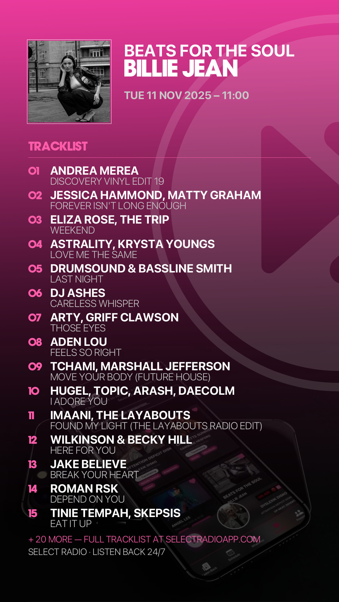 Tracklist Story Preview