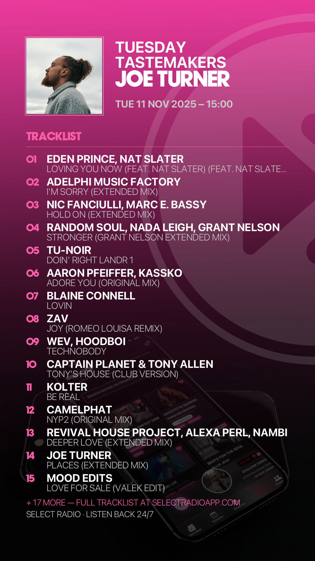 Tracklist Story Preview