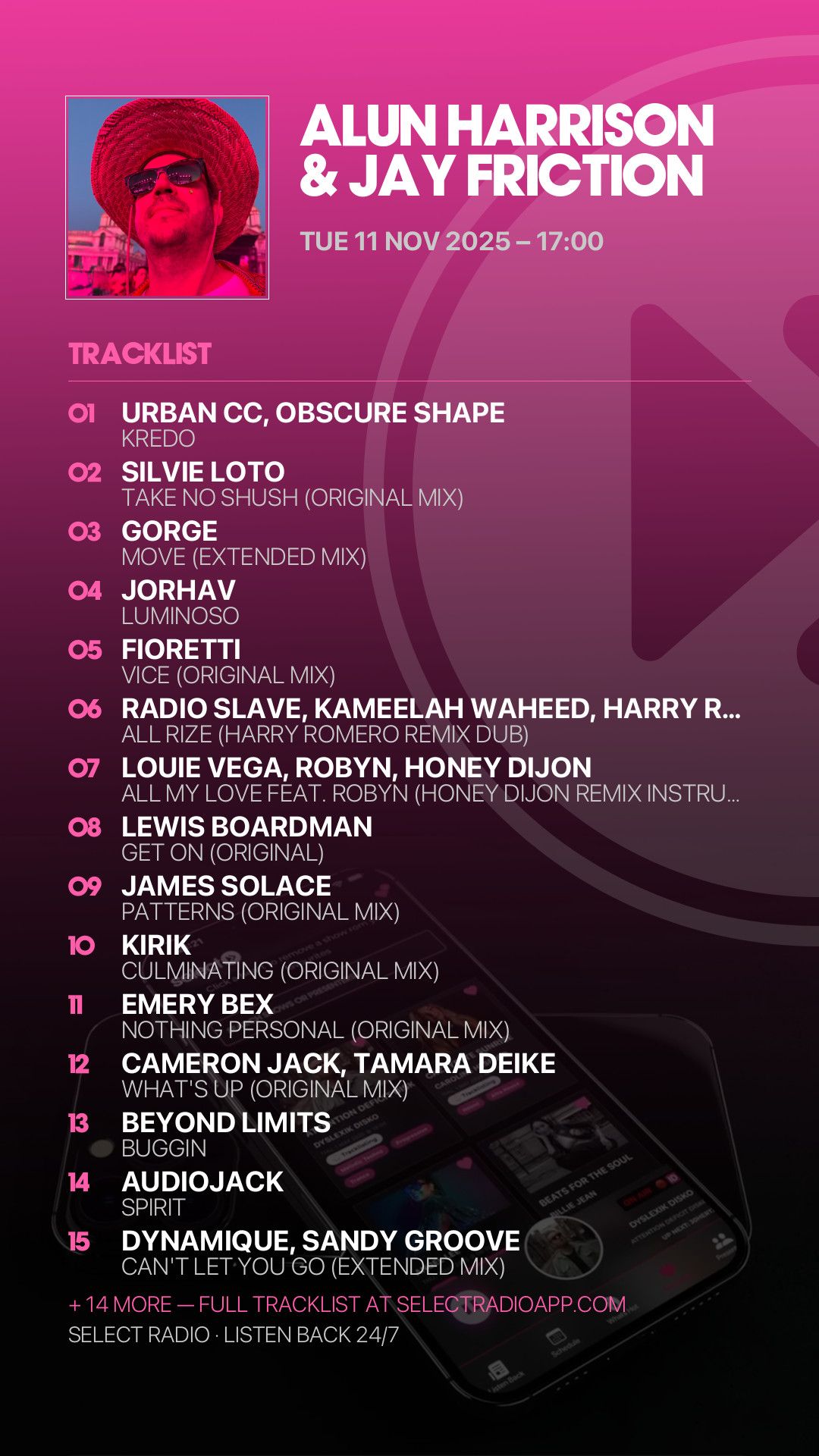 Tracklist Story Preview