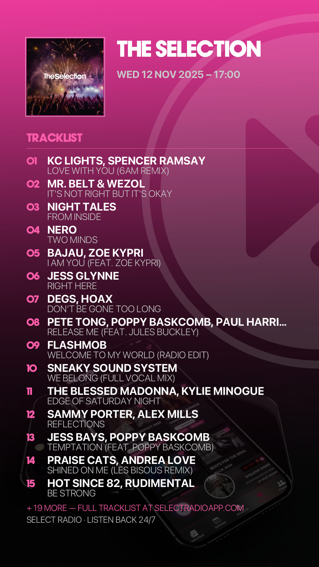 Tracklist Story Preview