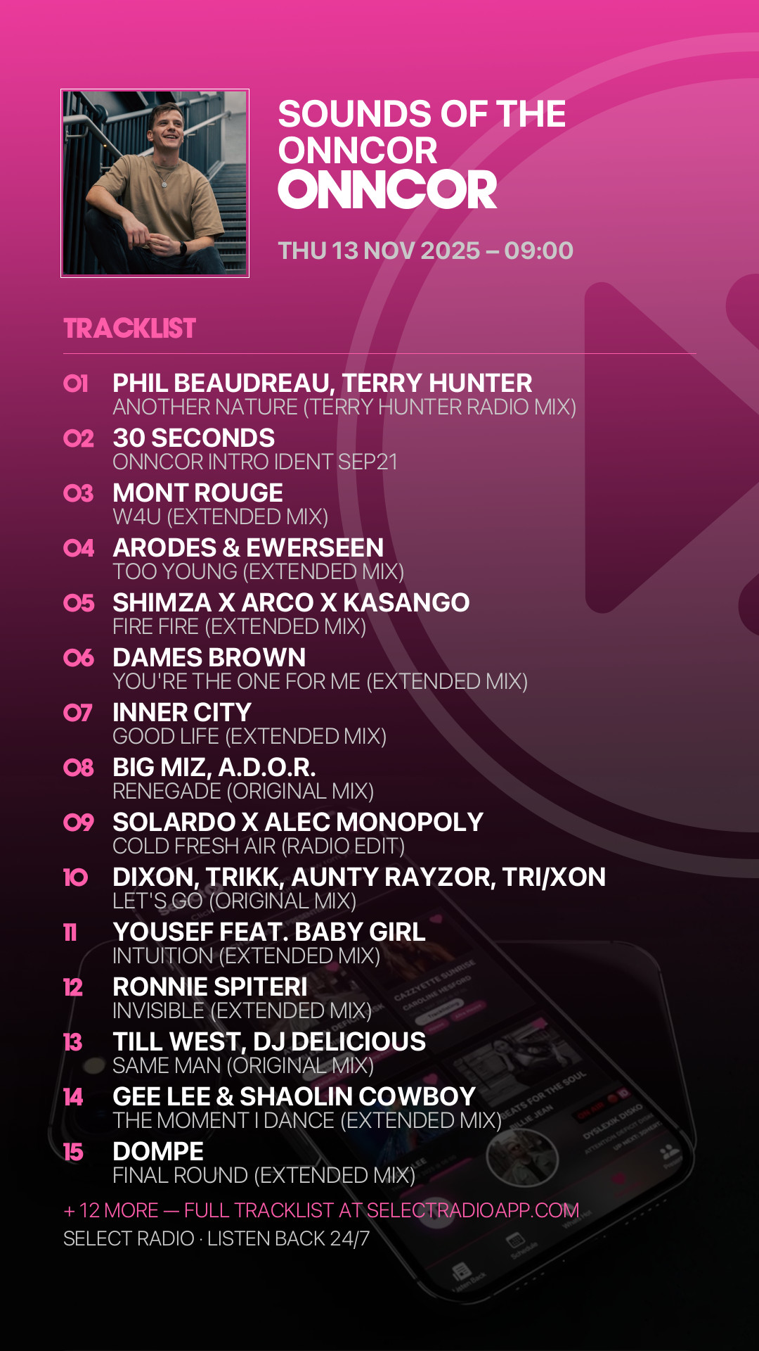 Tracklist Story Preview