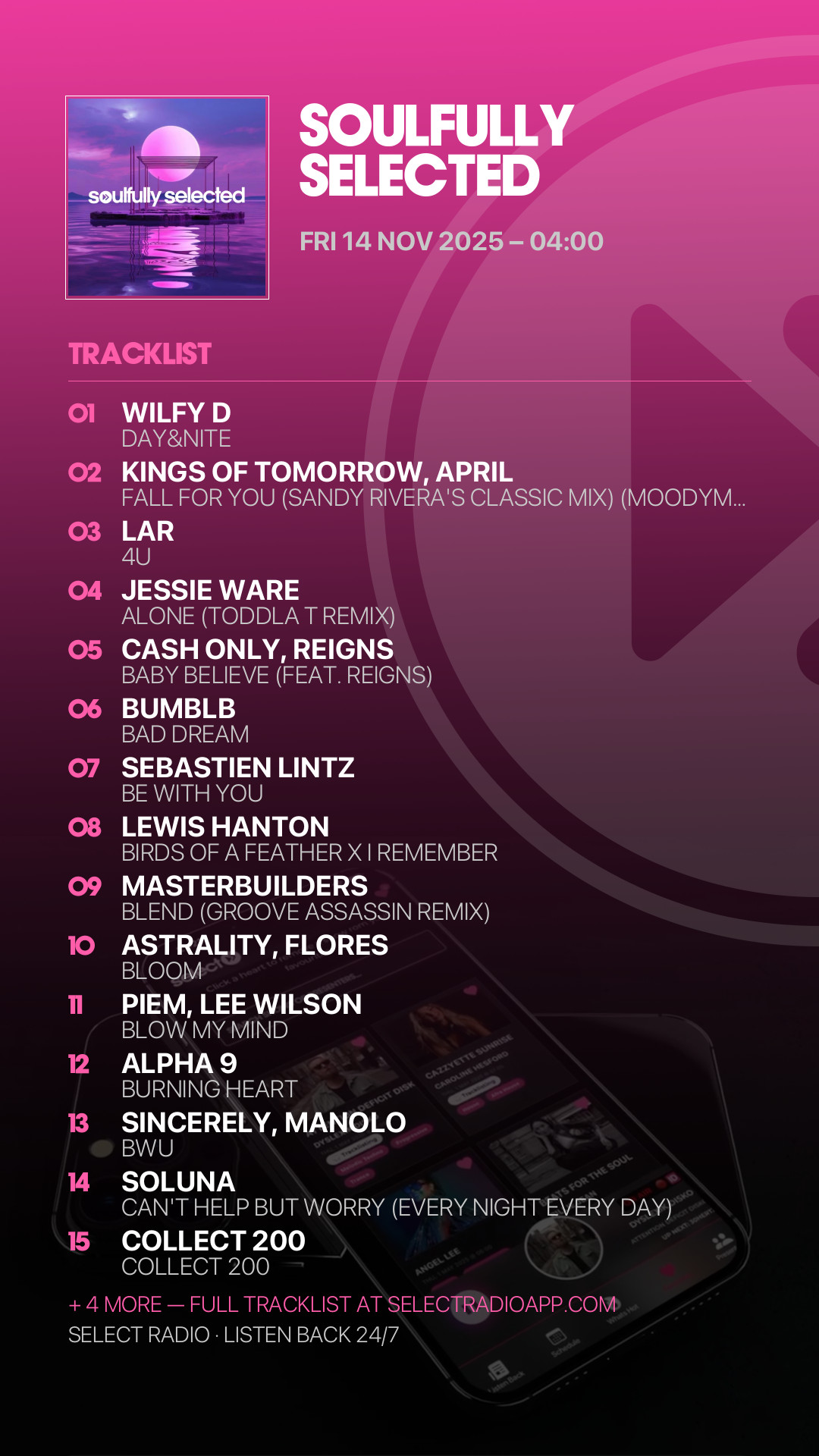 Tracklist Story Preview