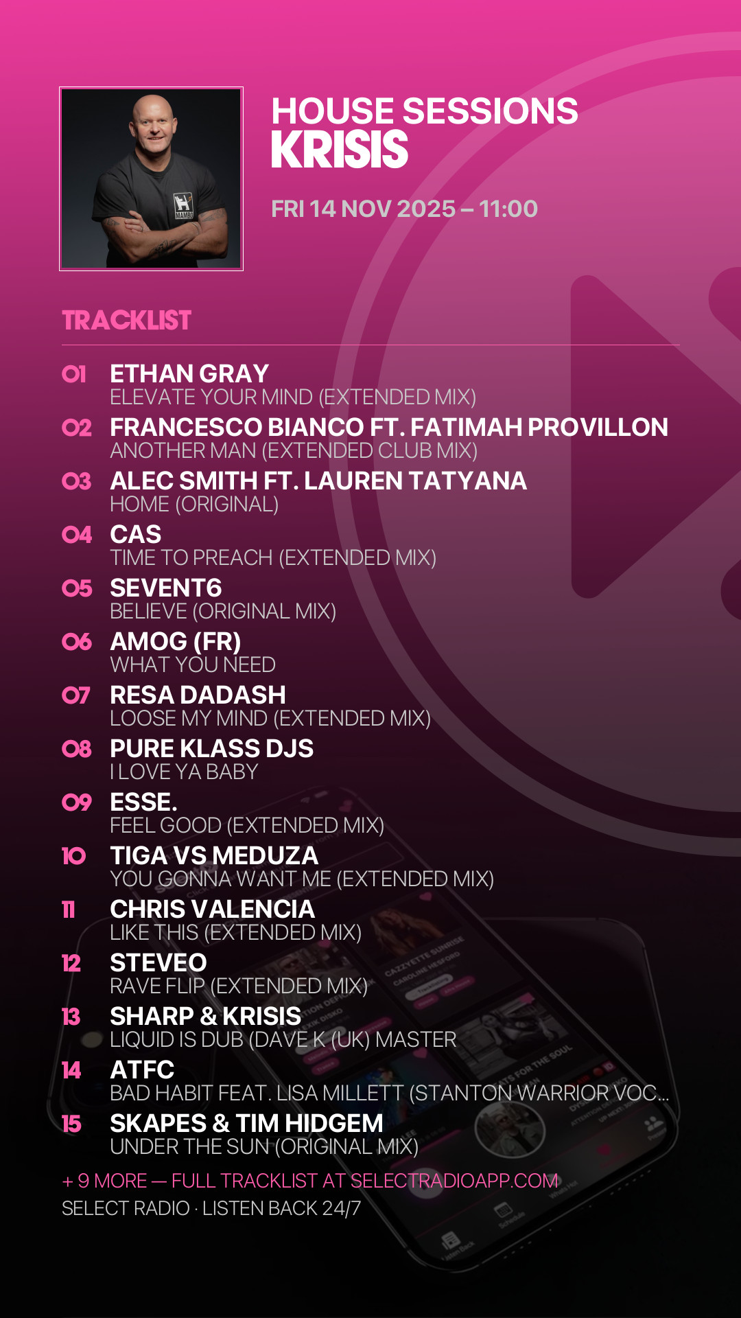 Tracklist Story Preview