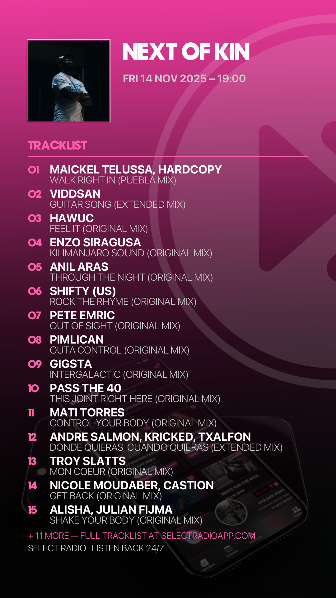 Tracklist Story Preview