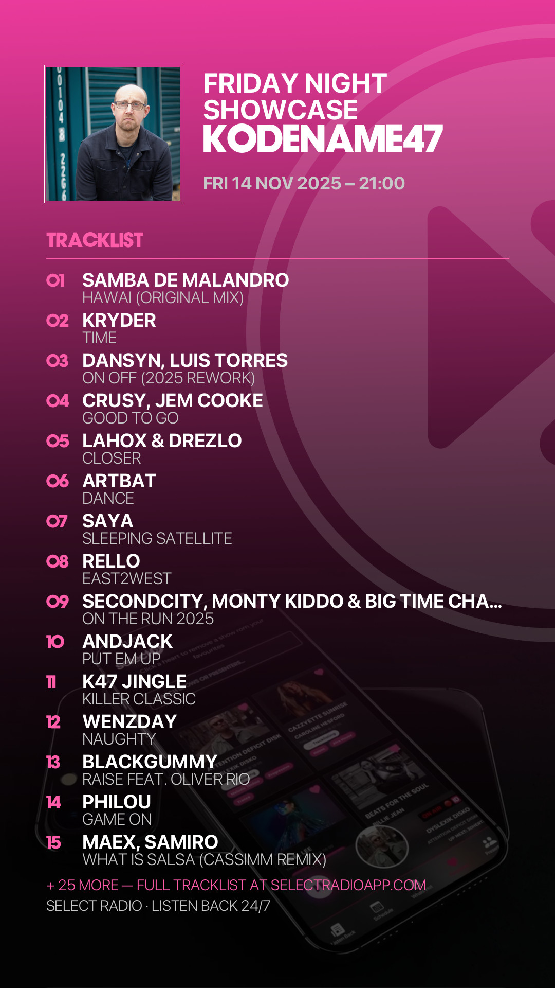 Tracklist Story Preview