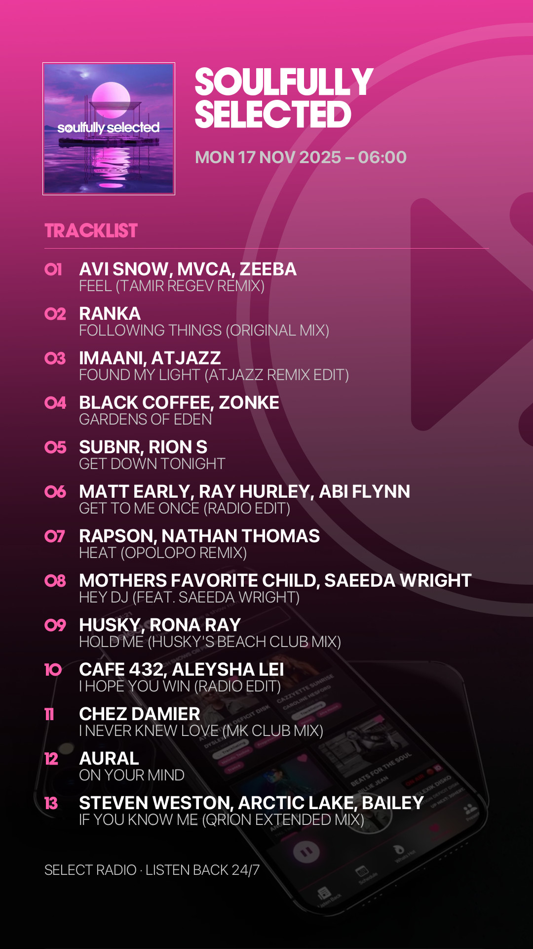 Tracklist Story Preview