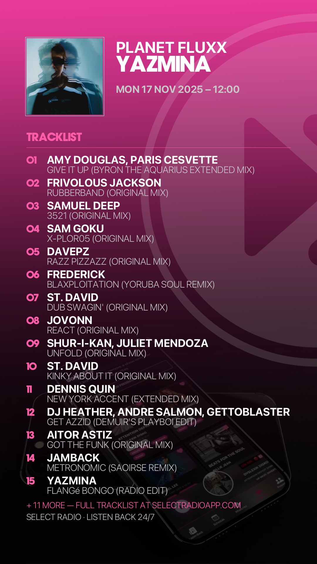Tracklist Story Preview