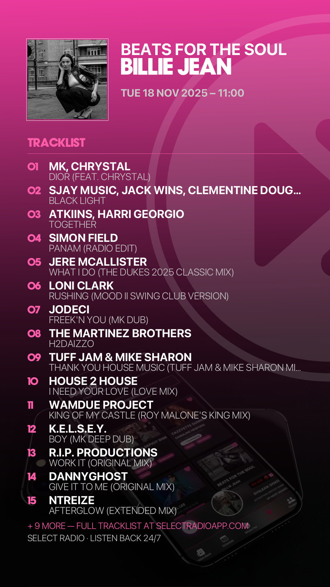 Tracklist Story Preview