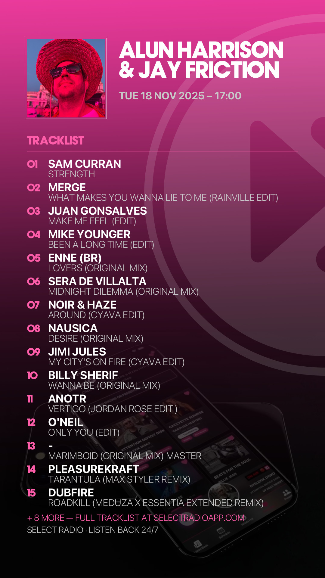 Tracklist Story Preview