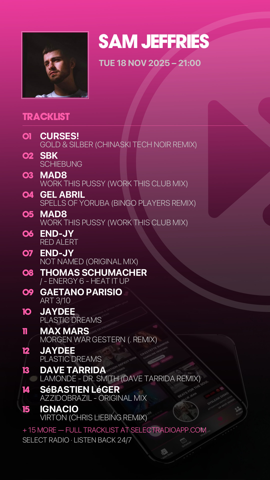 Tracklist Story Preview