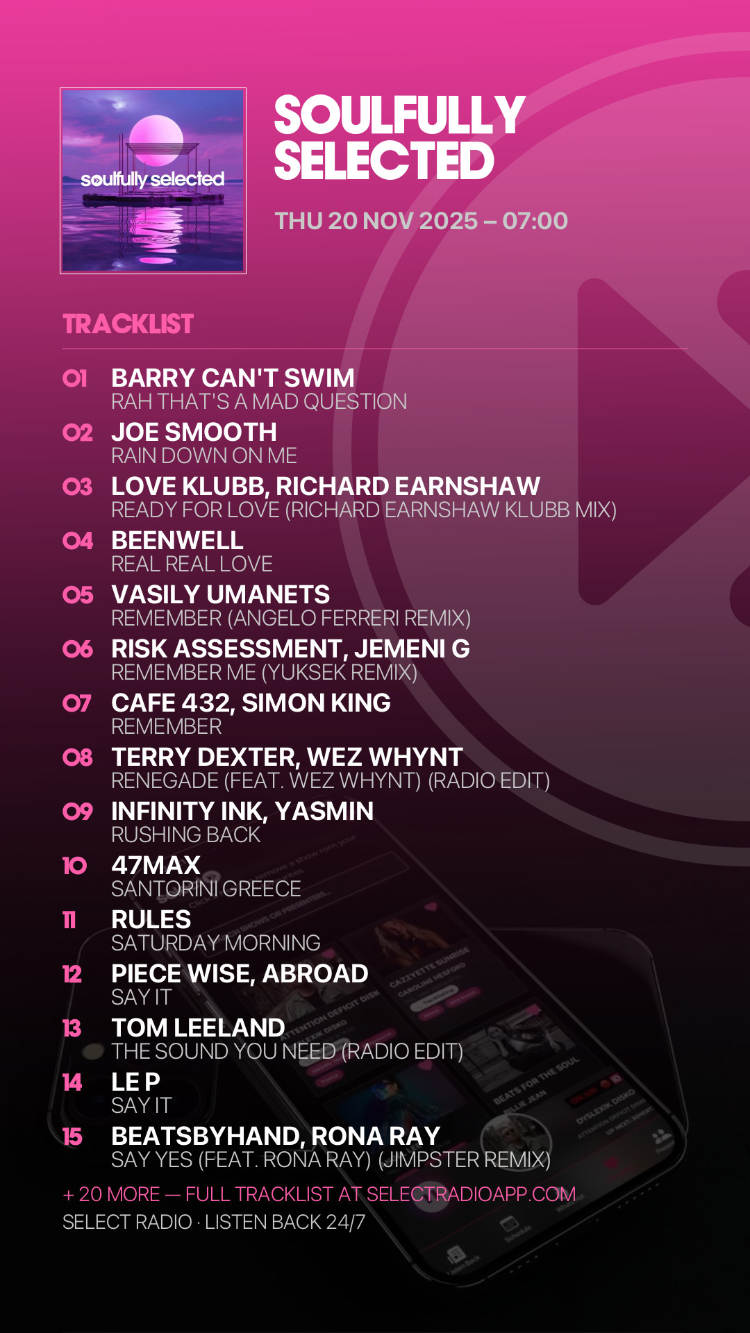 Tracklist Story Preview