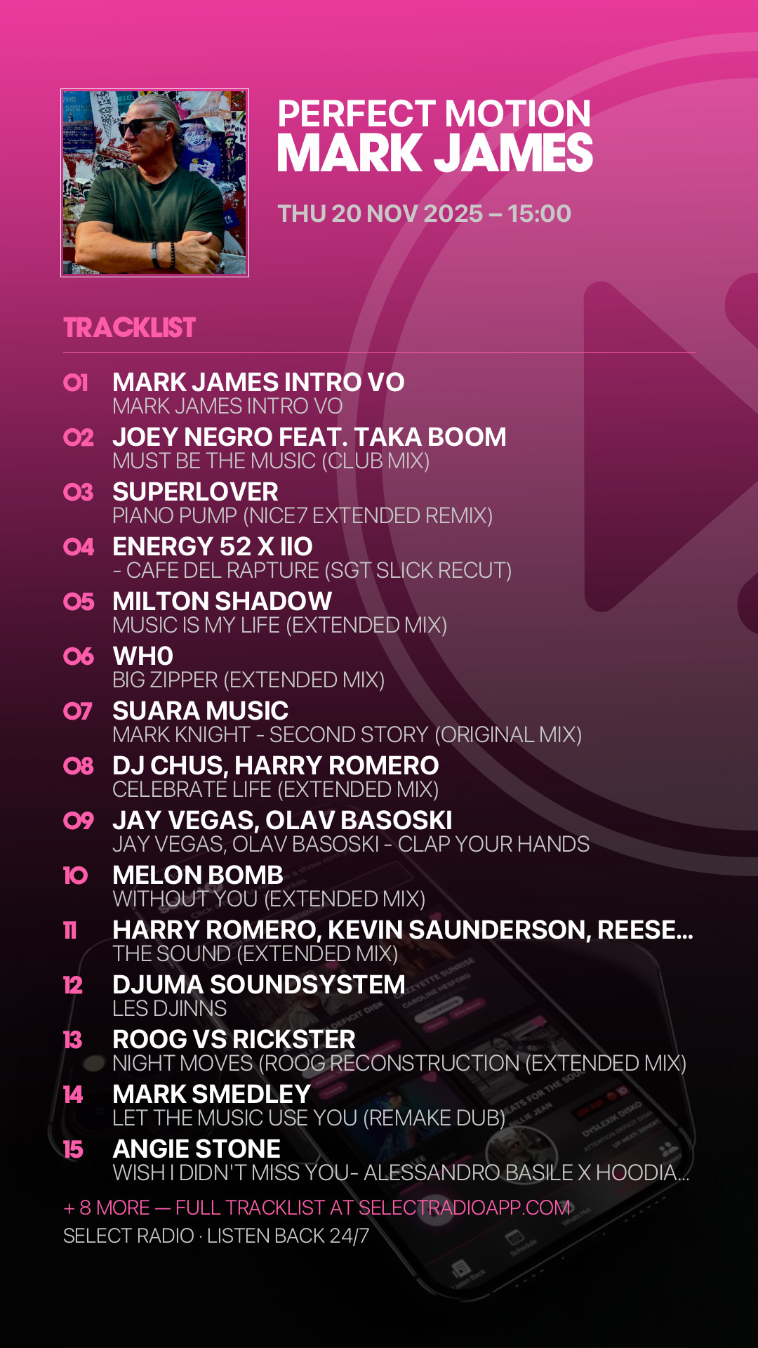 Tracklist Story Preview