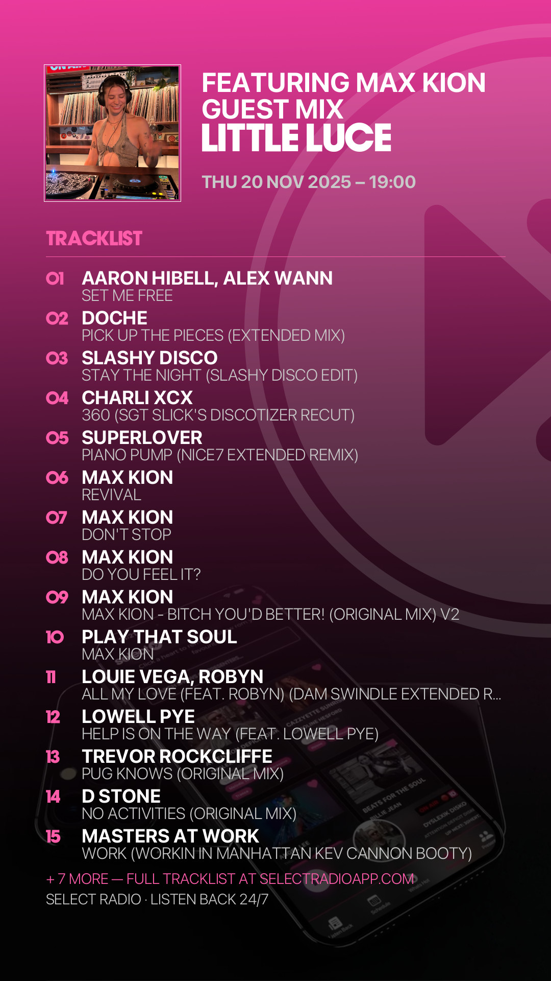 Tracklist Story Preview