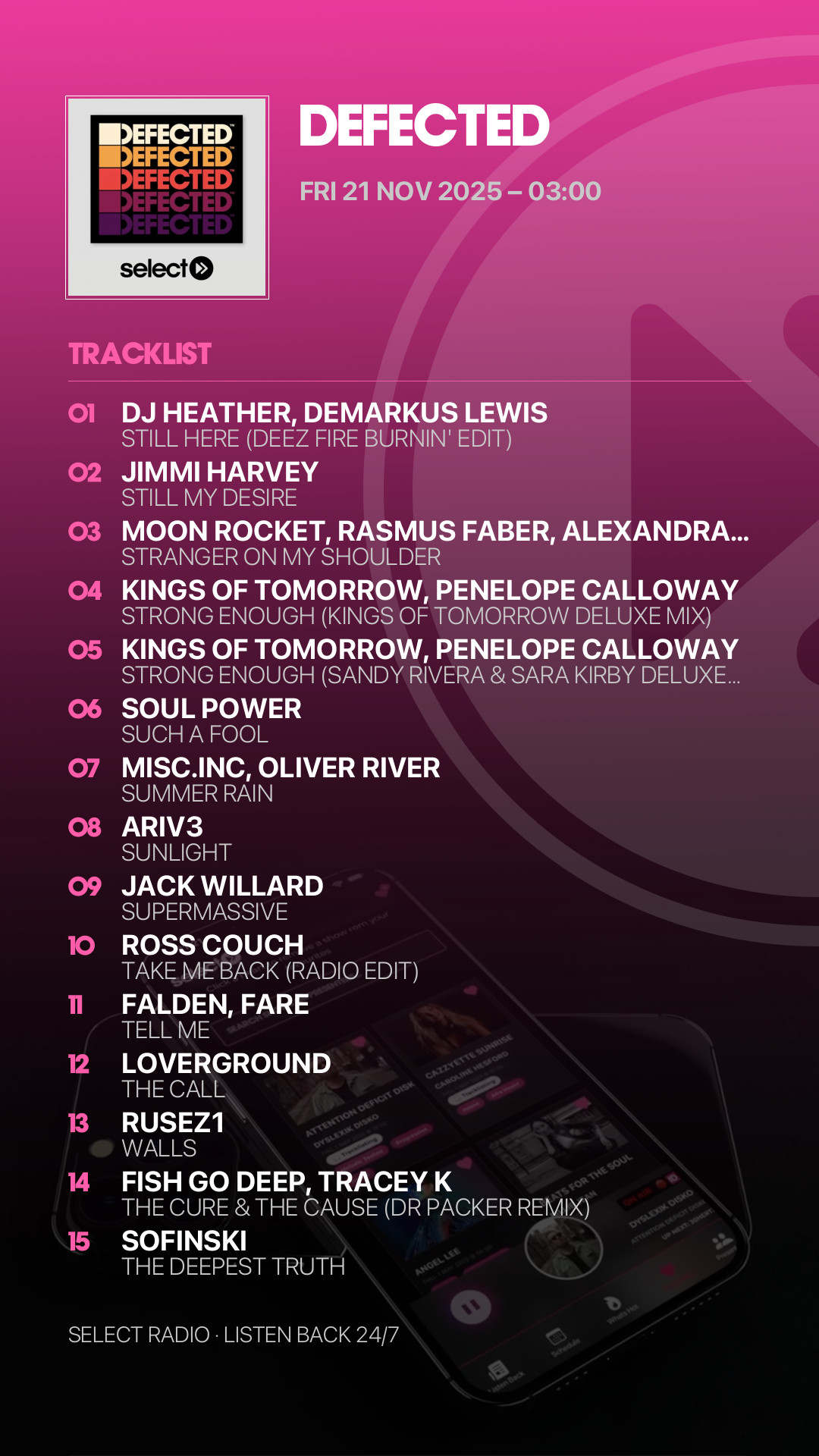 Tracklist Story Preview