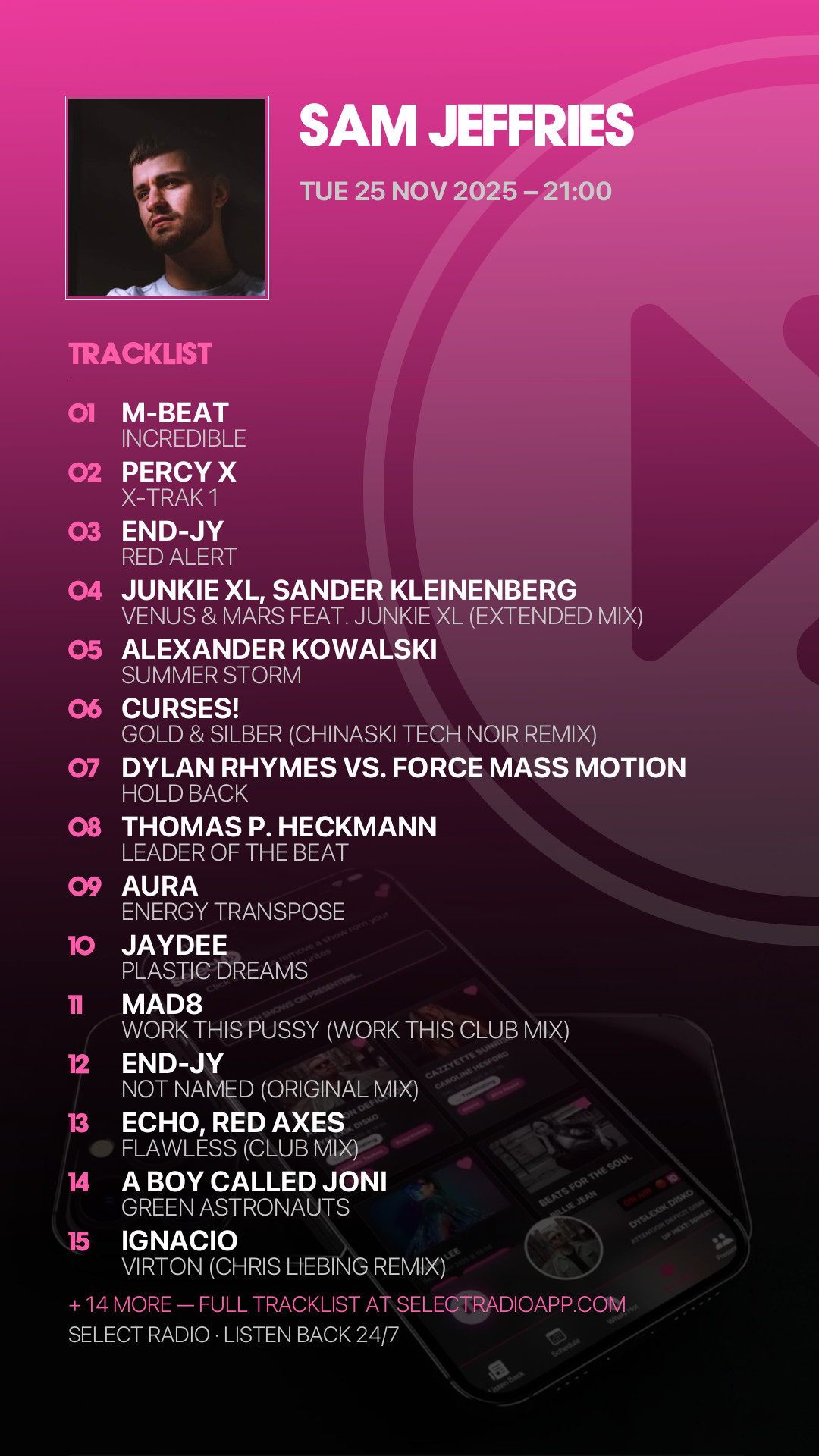 Tracklist Story Preview