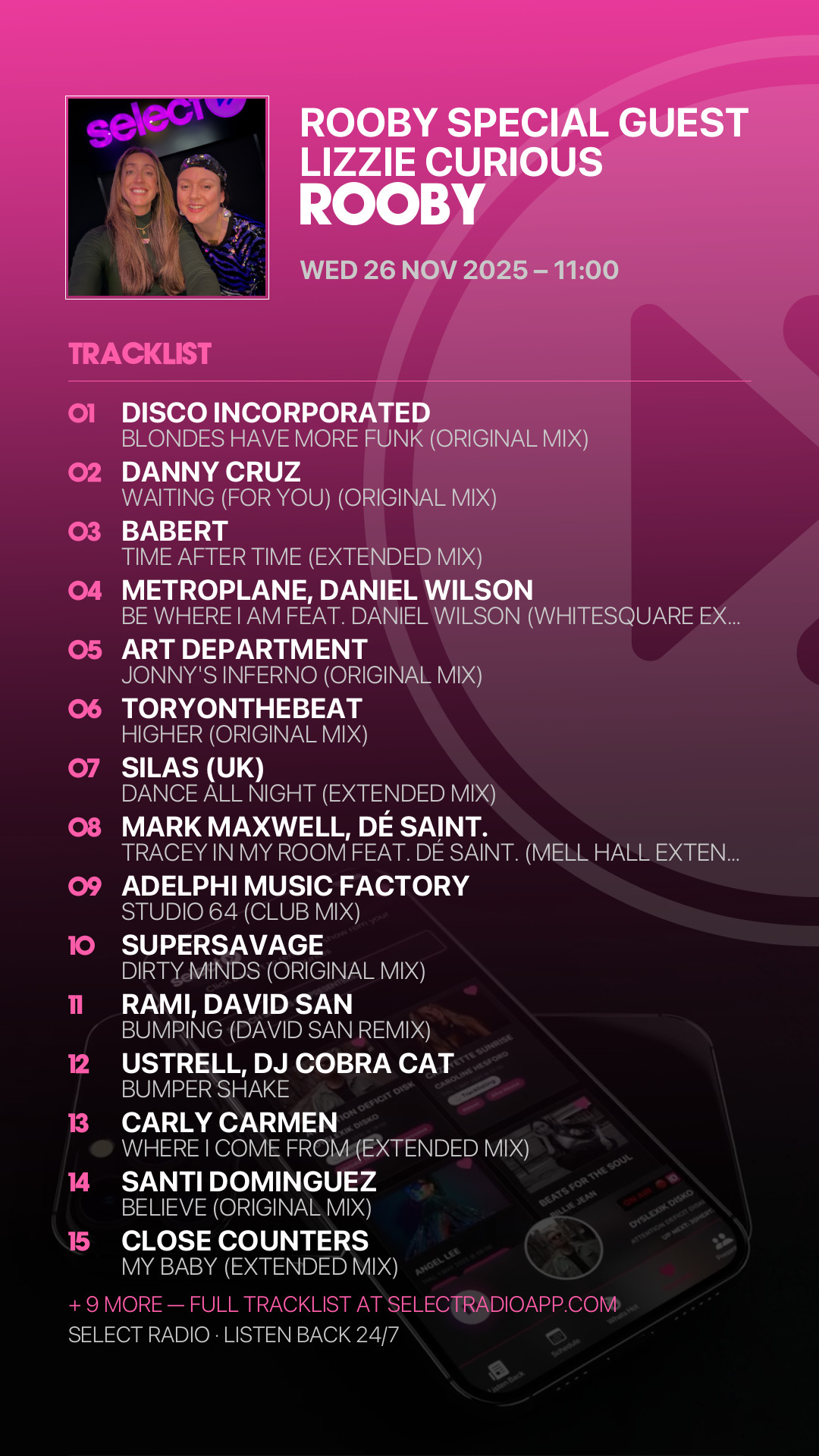 Tracklist Story Preview