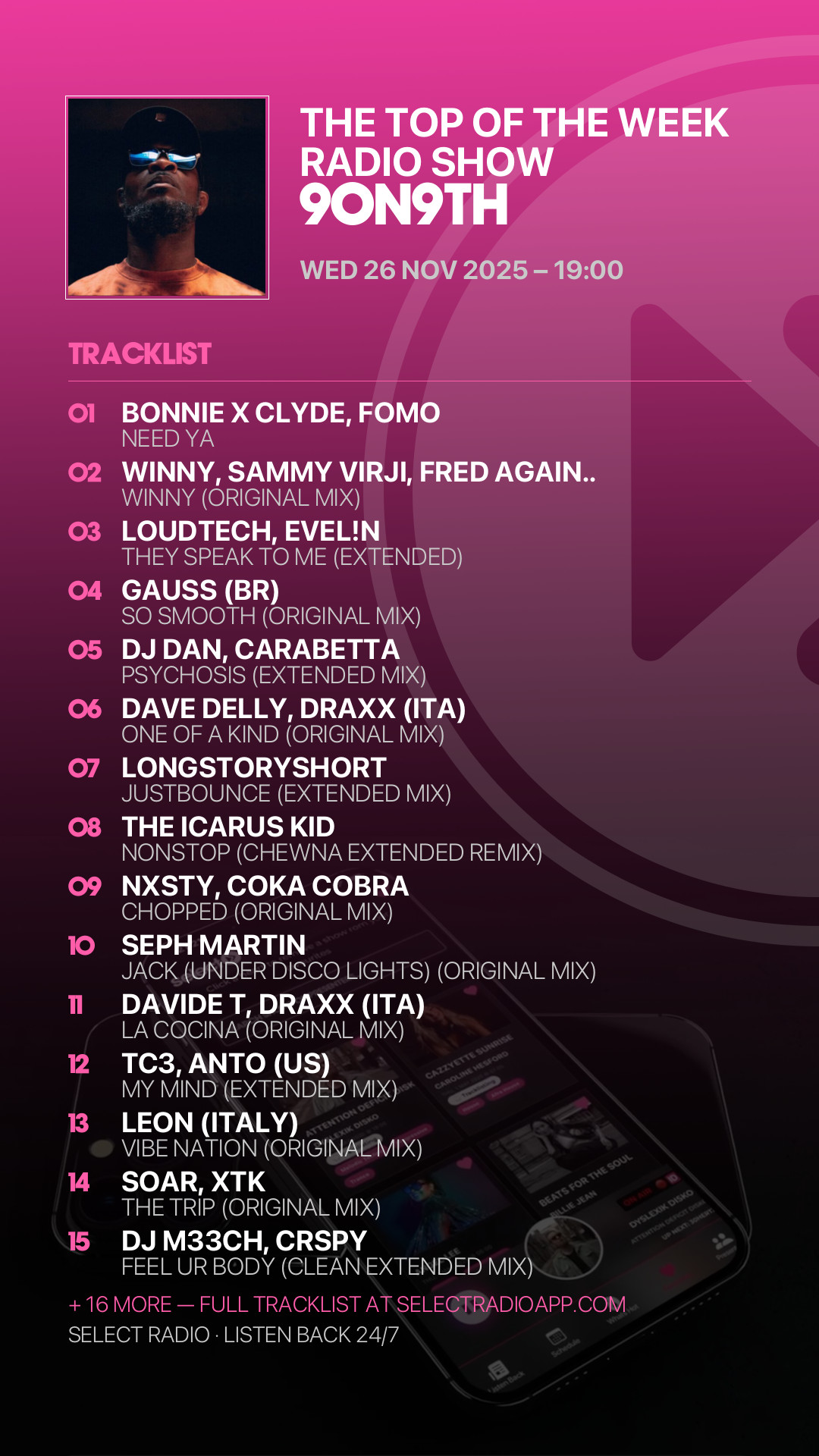 Tracklist Story Preview