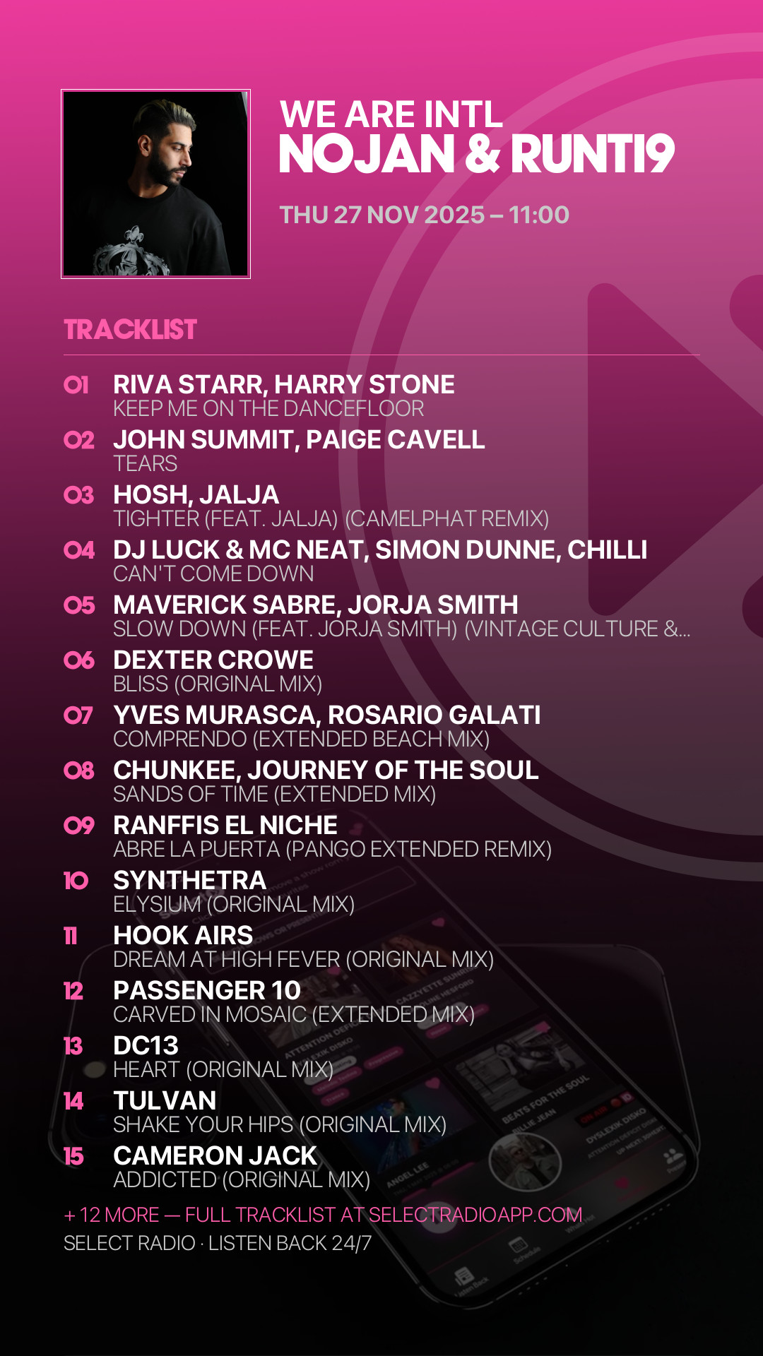 Tracklist Story Preview