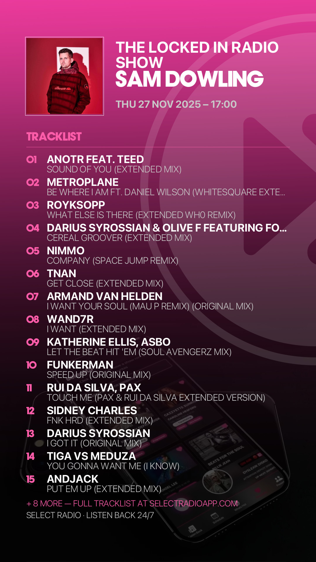 Tracklist Story Preview