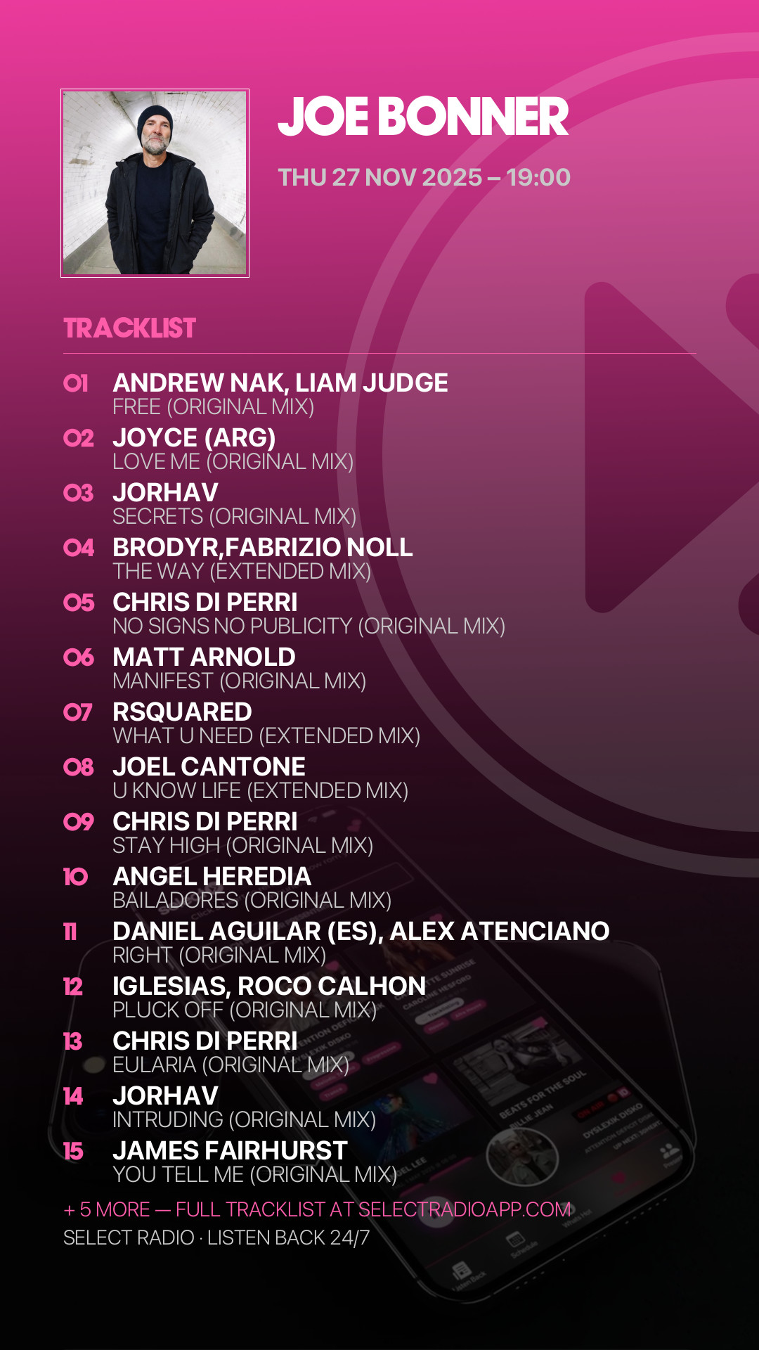 Tracklist Story Preview