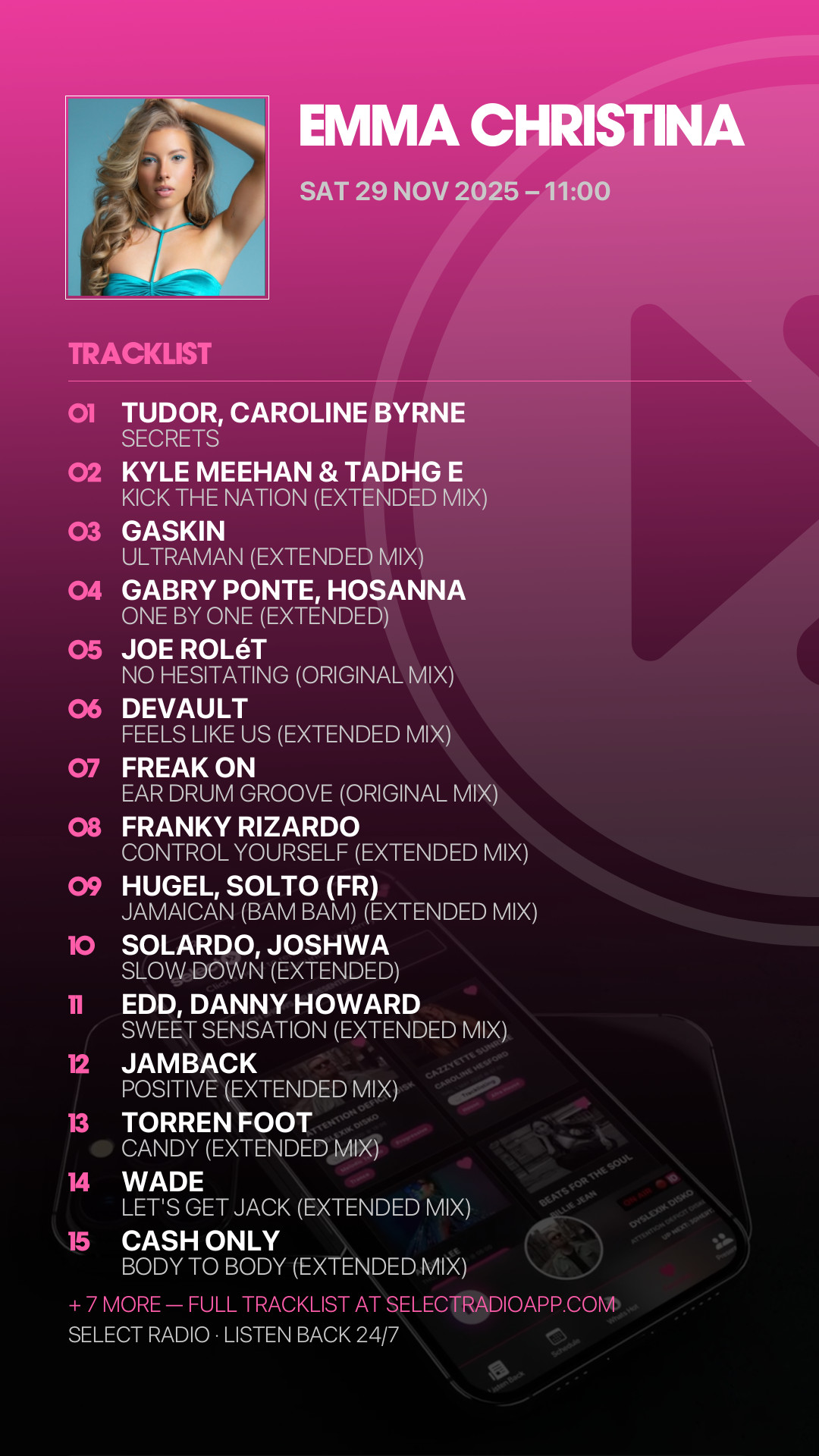 Tracklist Story Preview