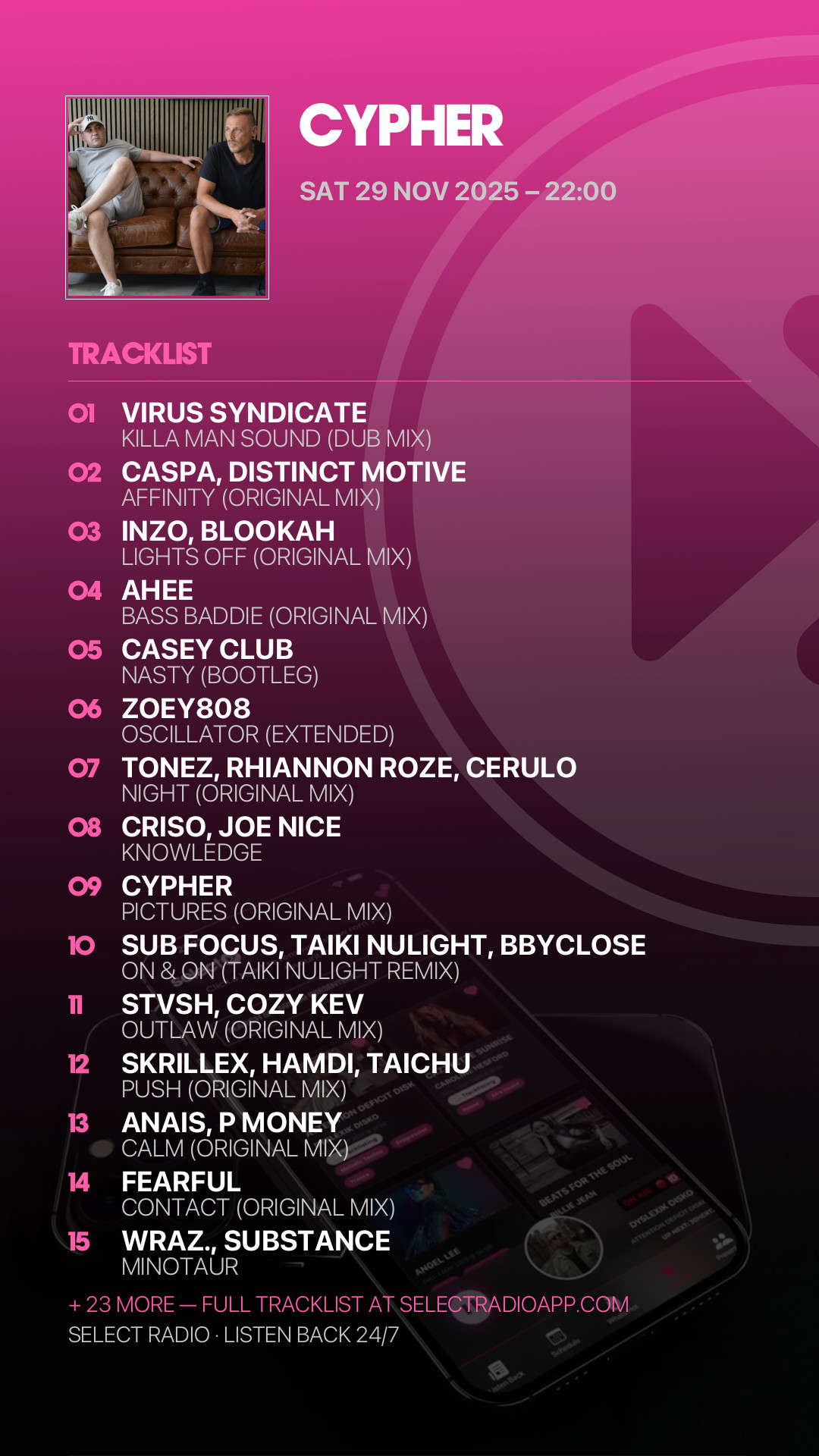 Tracklist Story Preview