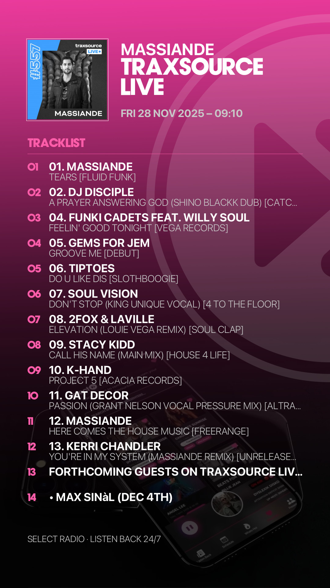 Tracklist Story Preview