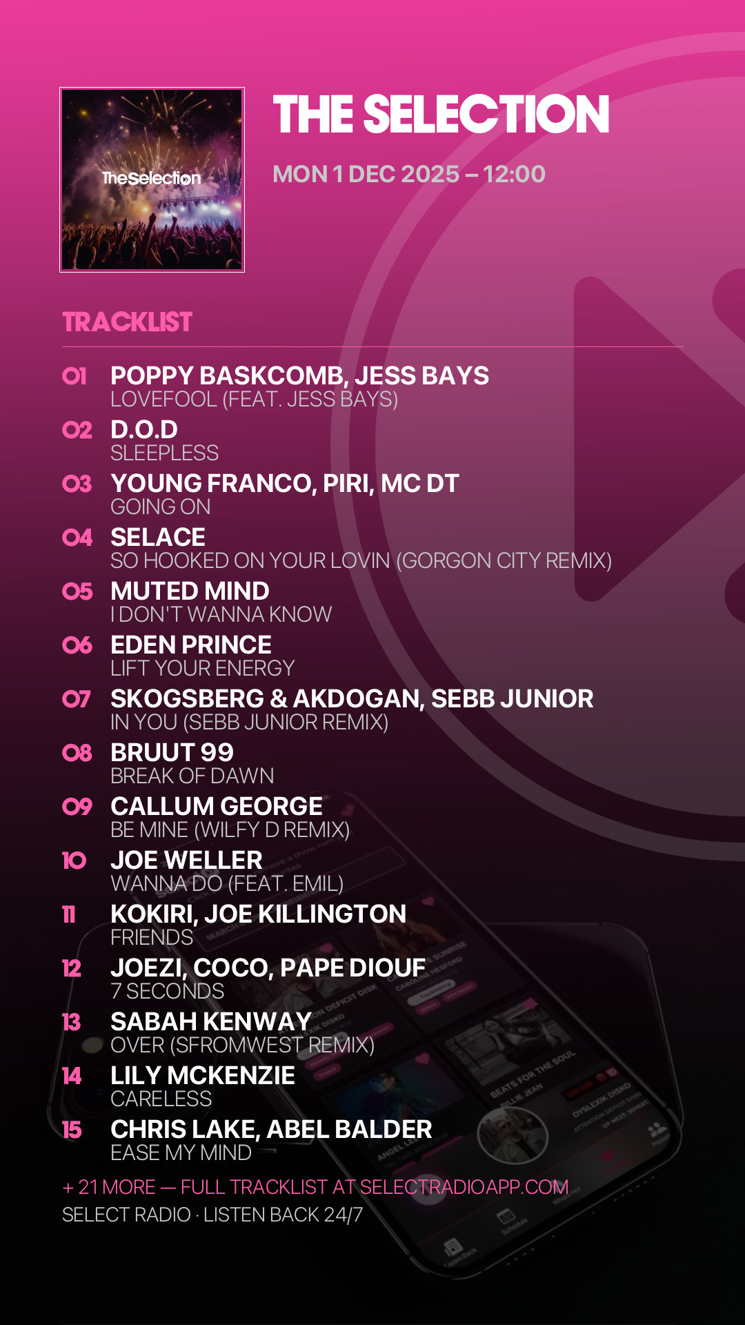 Tracklist Story Preview