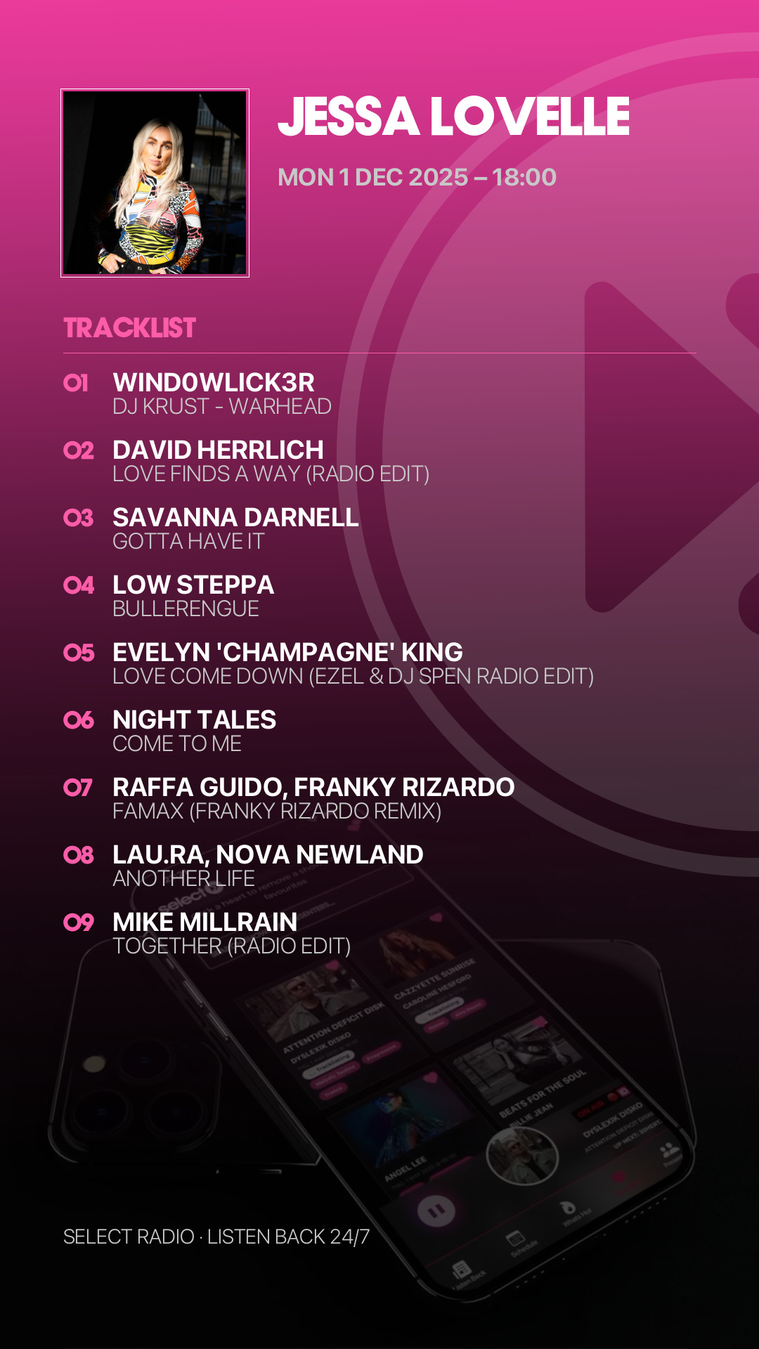 Tracklist Story Preview