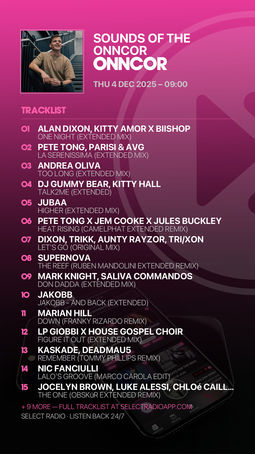 Tracklist Story Preview