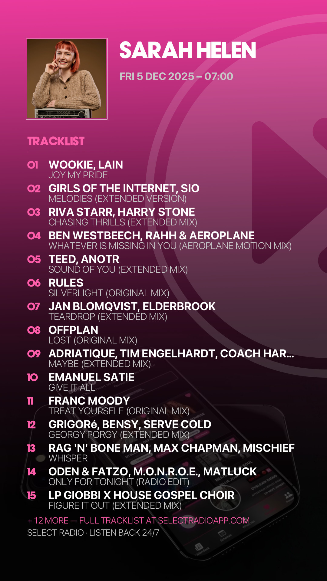 Tracklist Story Preview