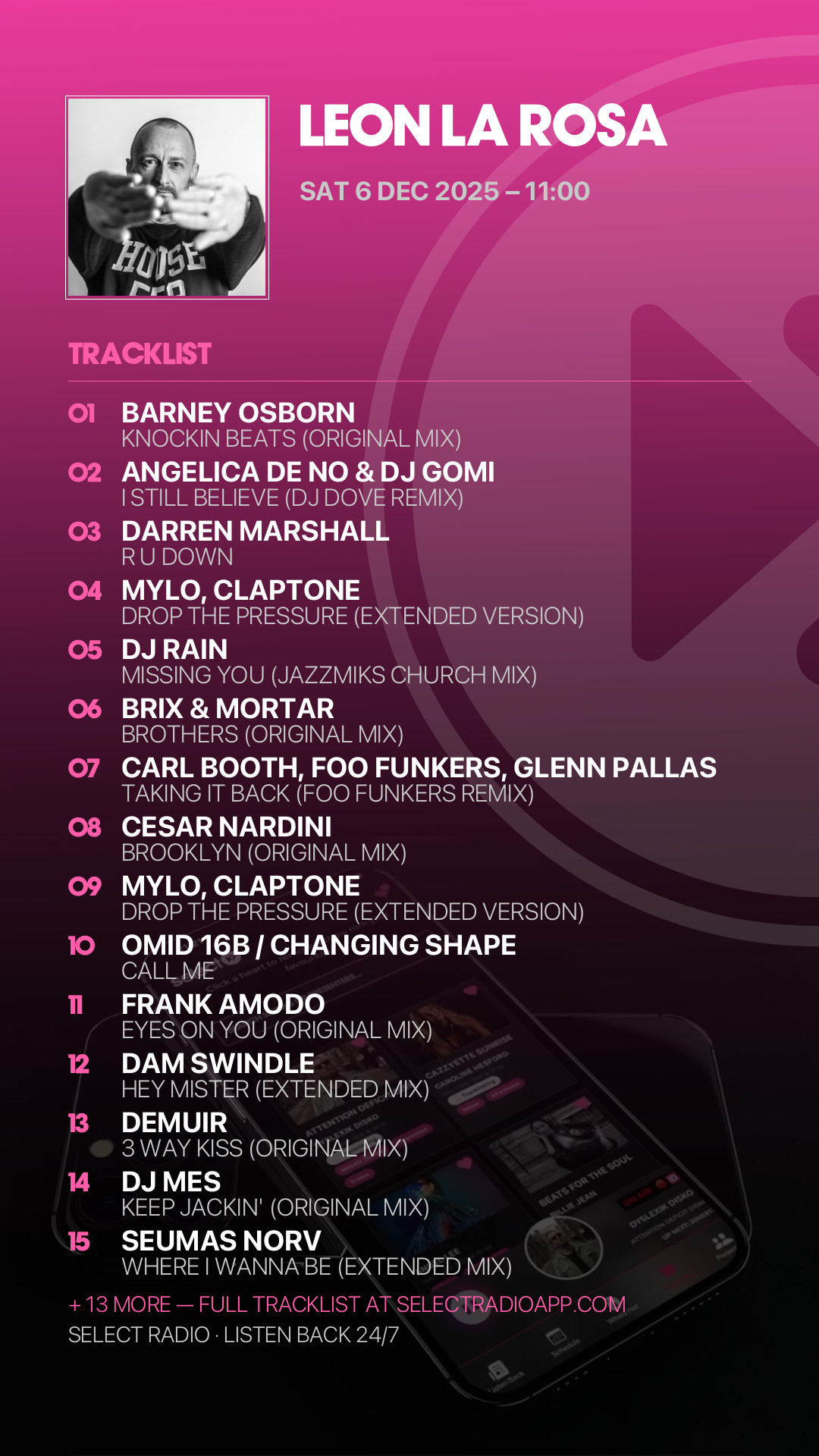 Tracklist Story Preview