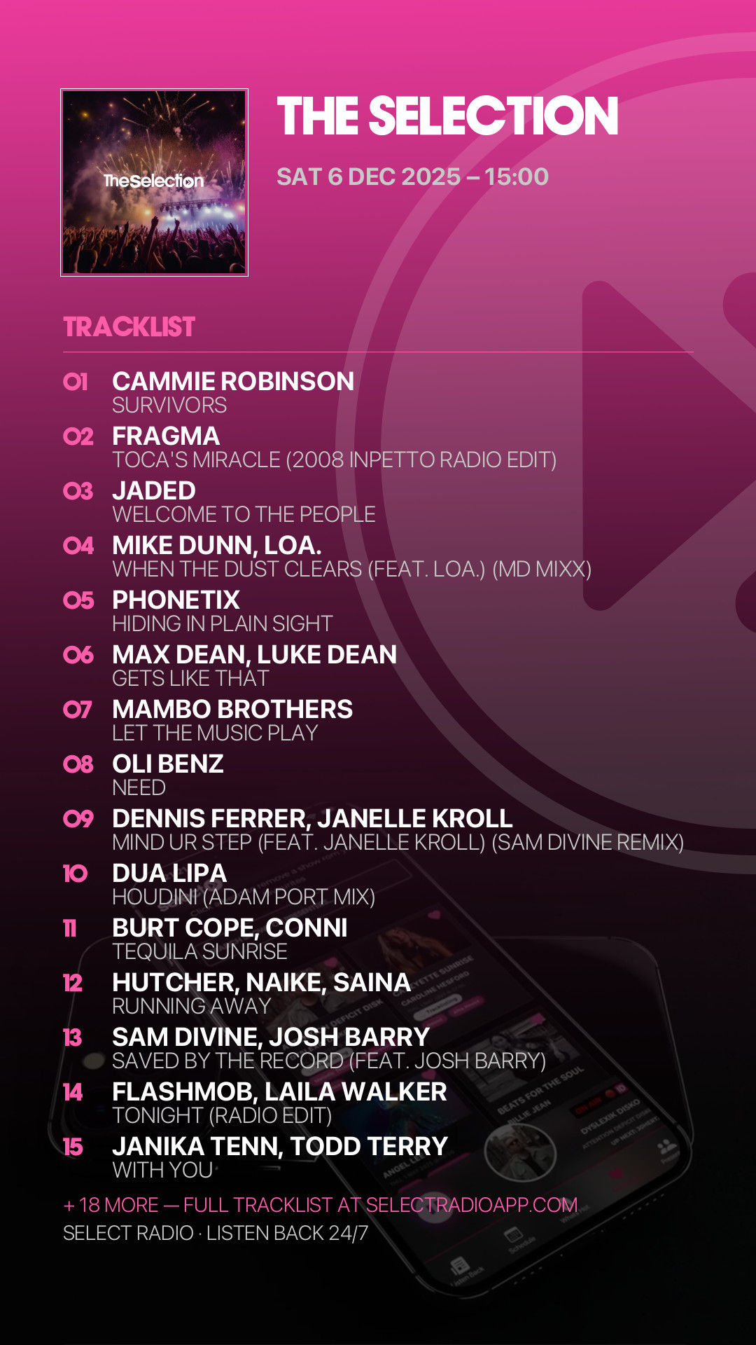 Tracklist Story Preview
