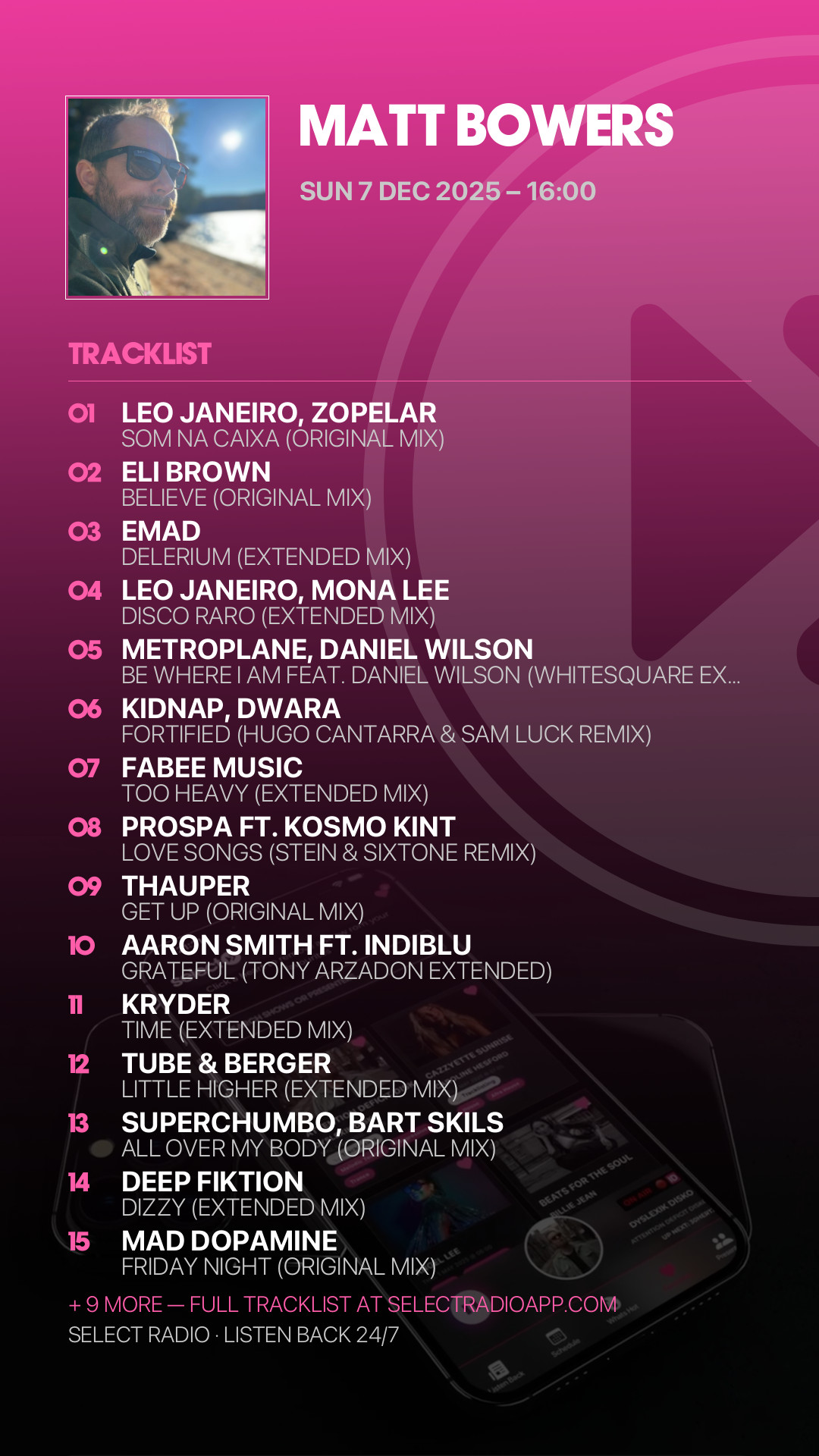 Tracklist Story Preview