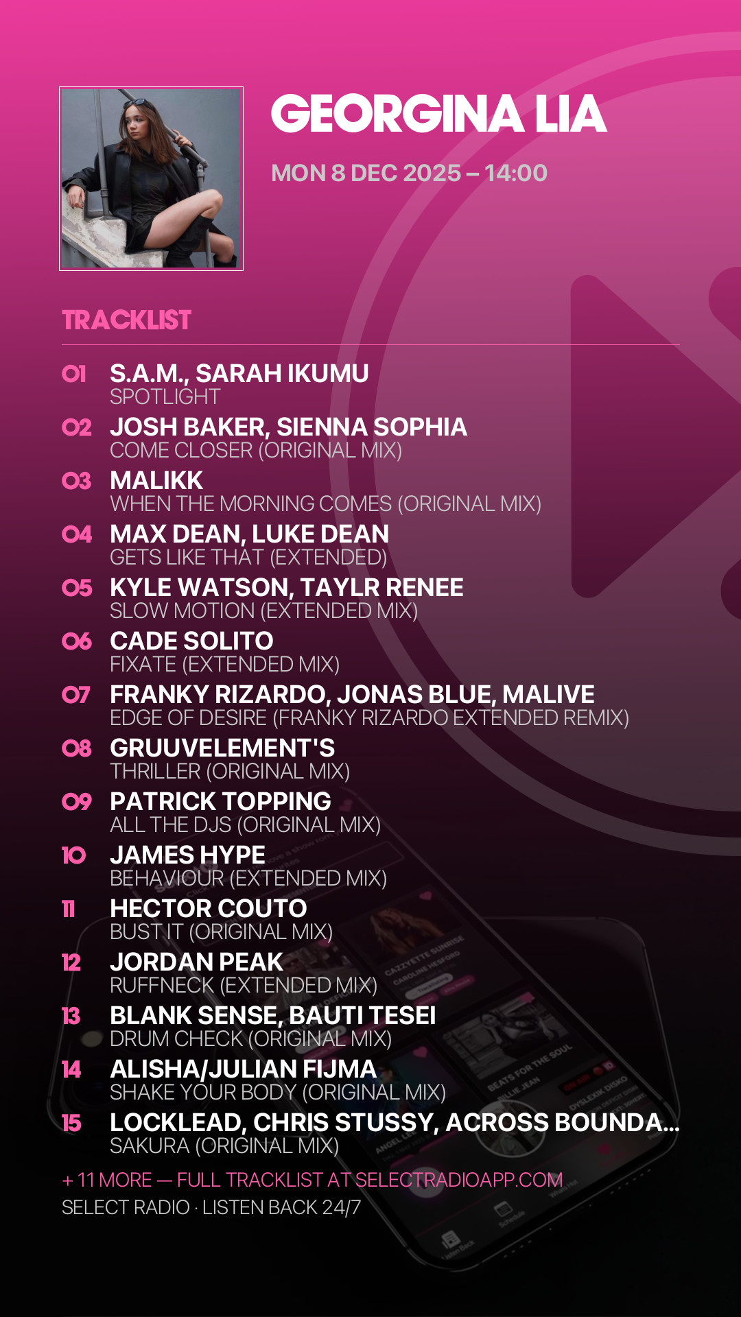 Tracklist Story Preview