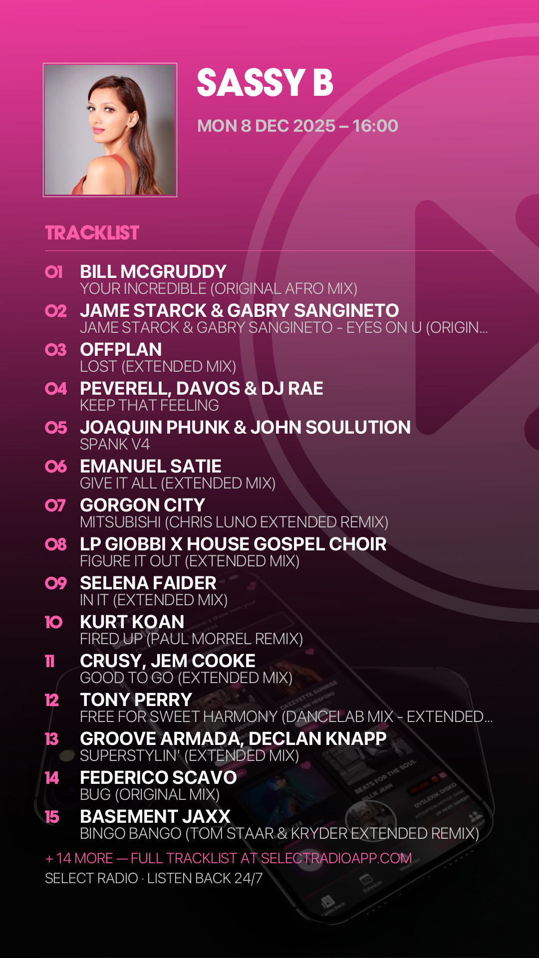 Tracklist Story Preview
