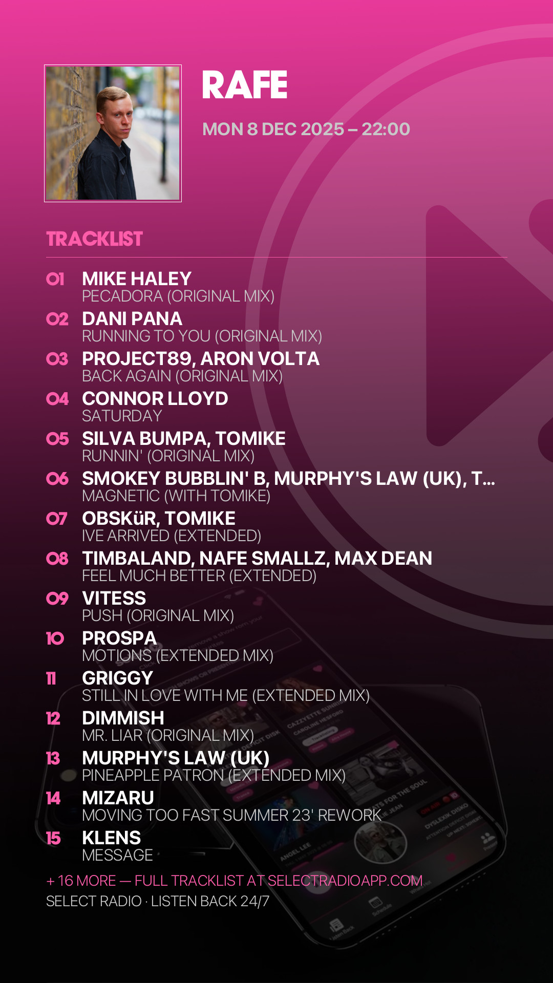 Tracklist Story Preview