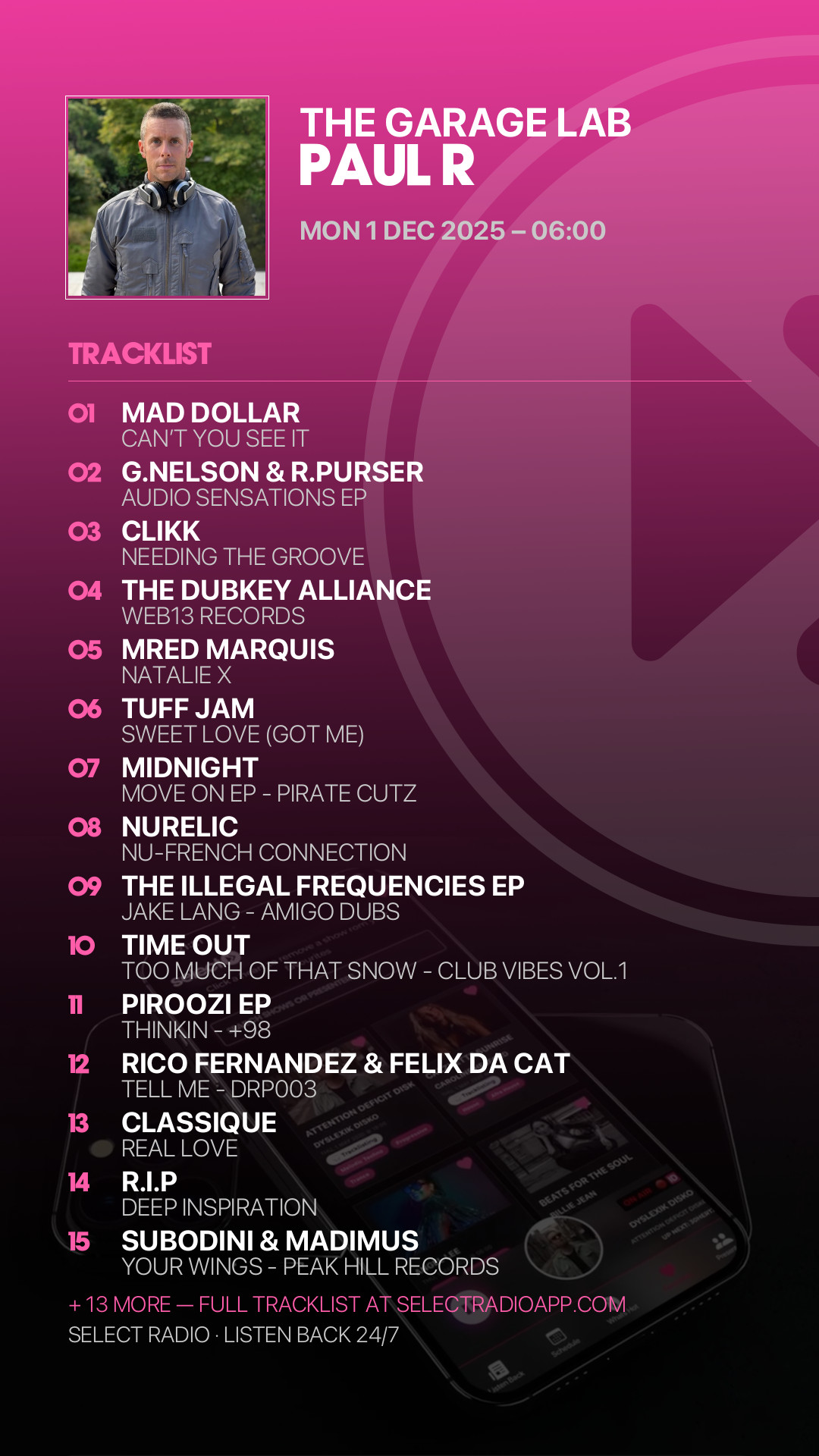Tracklist Story Preview