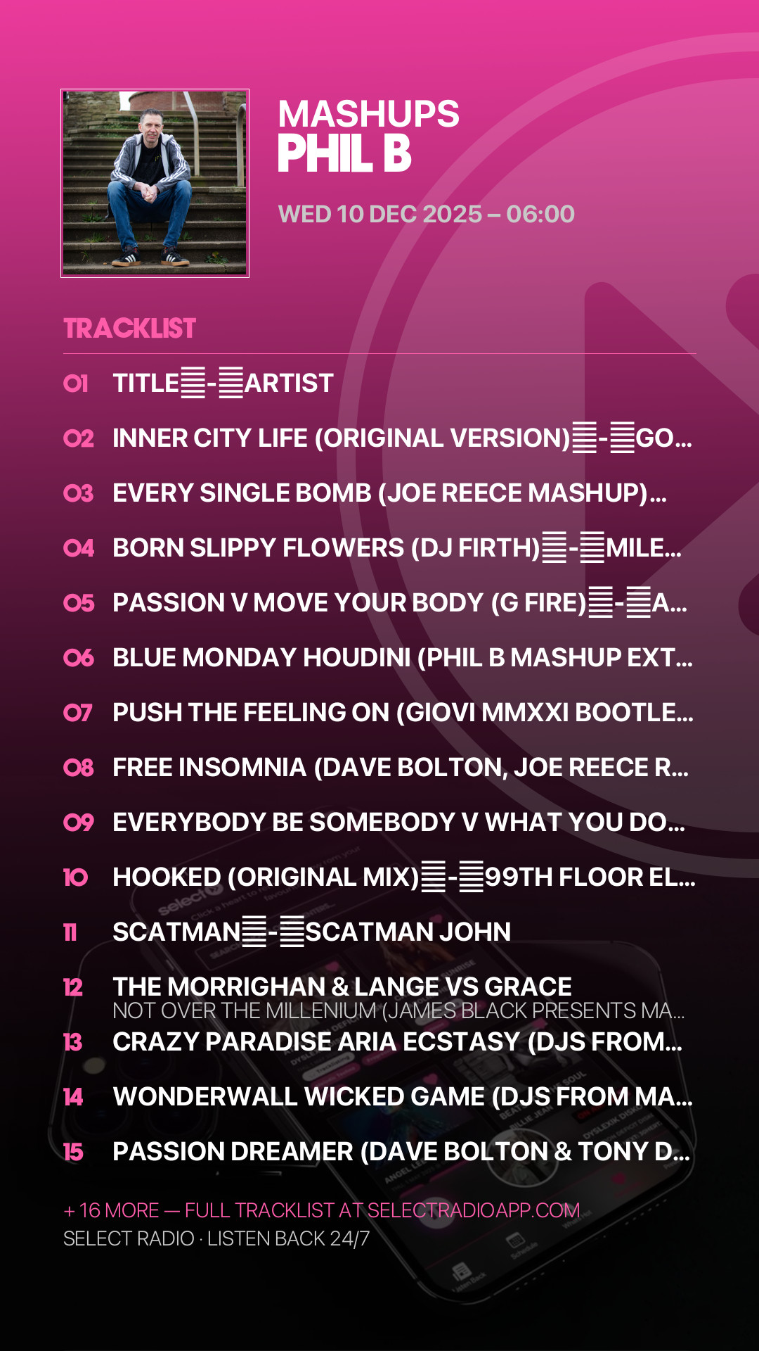Tracklist Story Preview