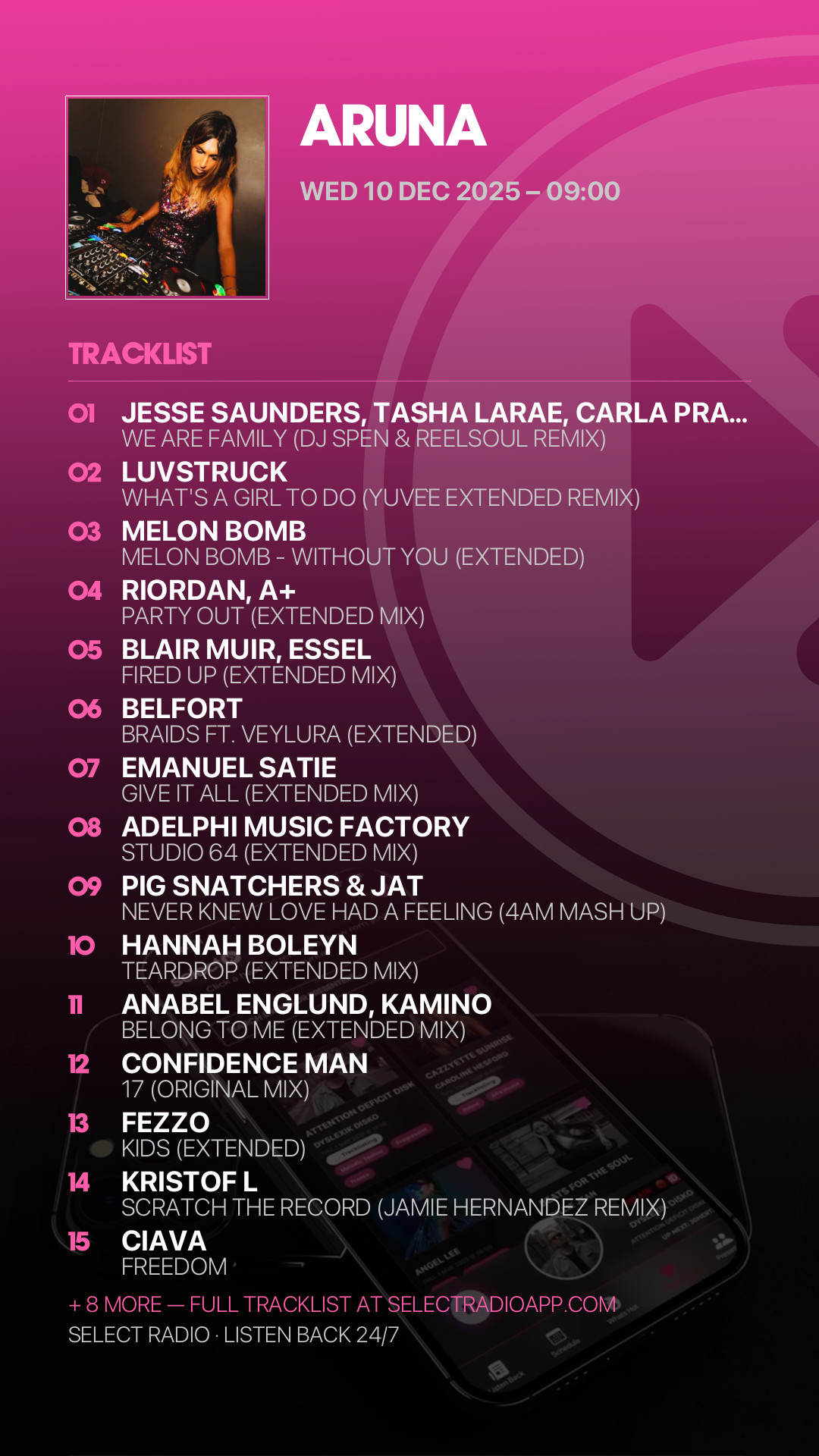 Tracklist Story Preview