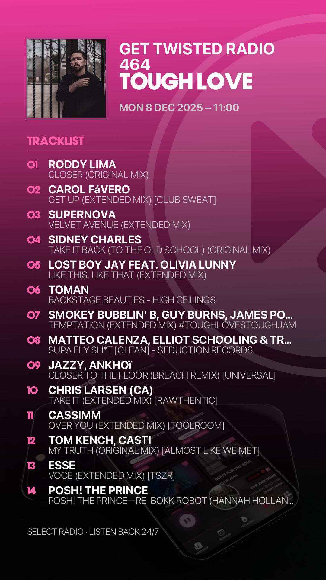 Tracklist Story Preview